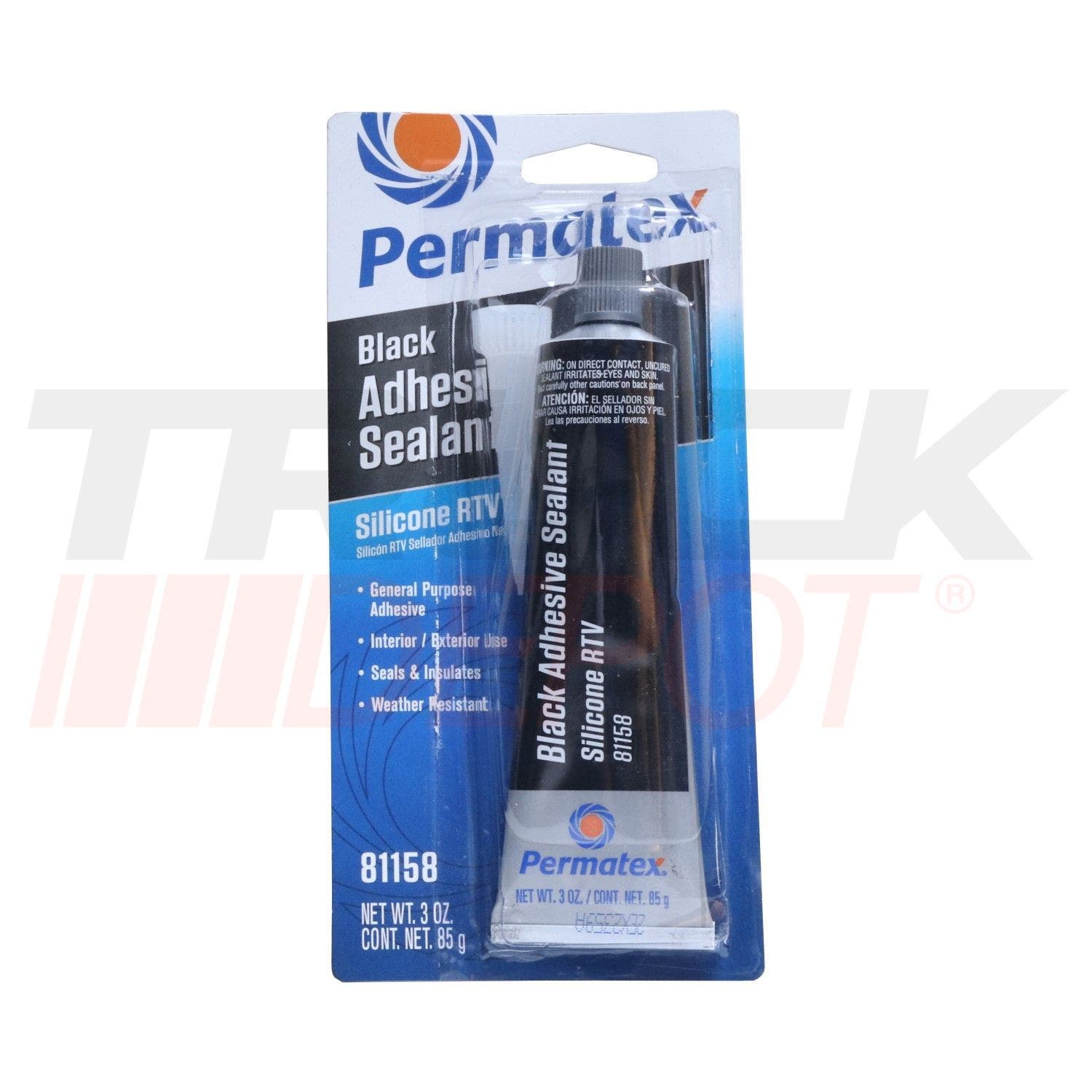 Silicon negro RTV 3 onz 85 grs