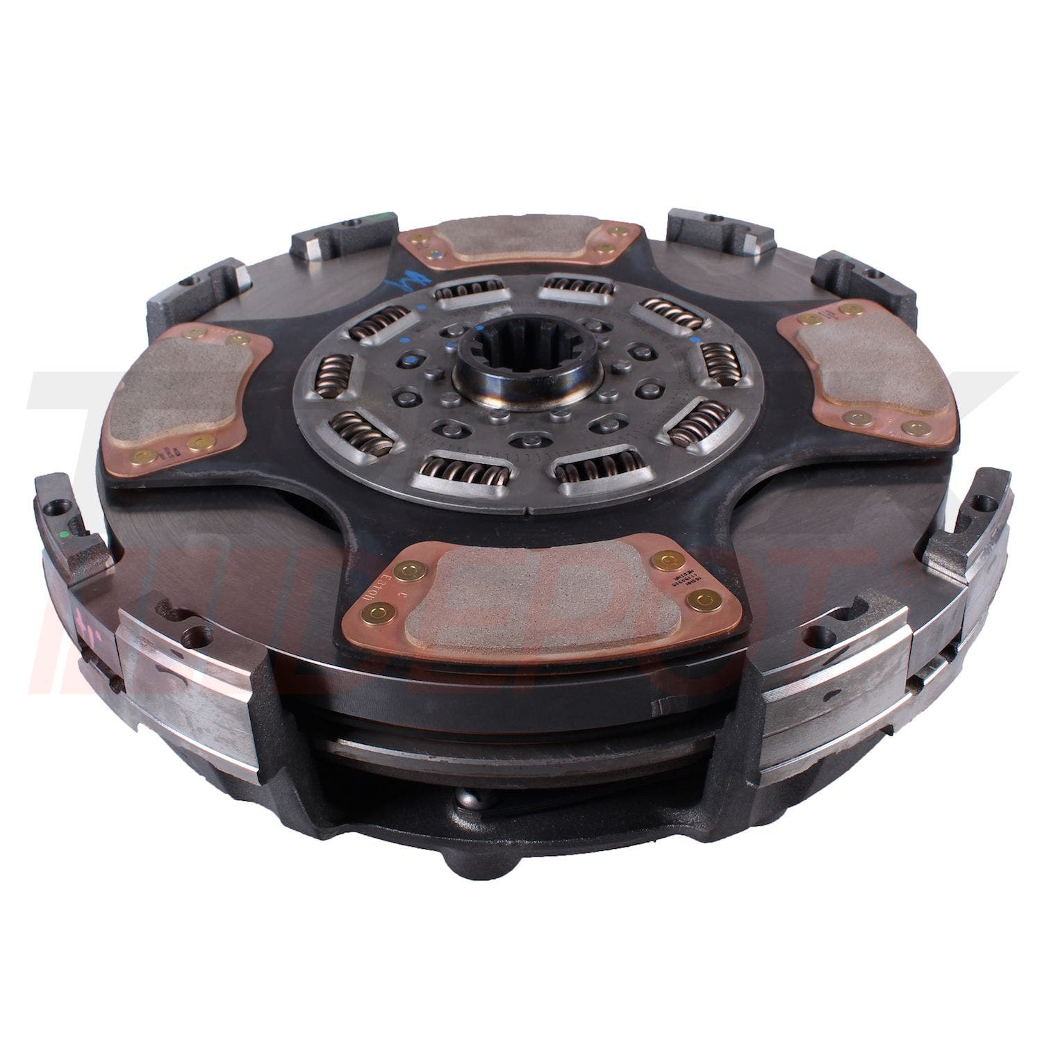 Kit de prensa 15 x 2" de 4 pastillas 10 resortes 1650 lbs torque