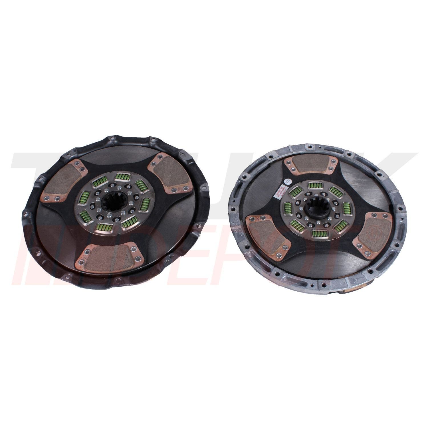 Kit de clutch tipo Stamped de 2" de 950 libras torque de 2 discos volante plano