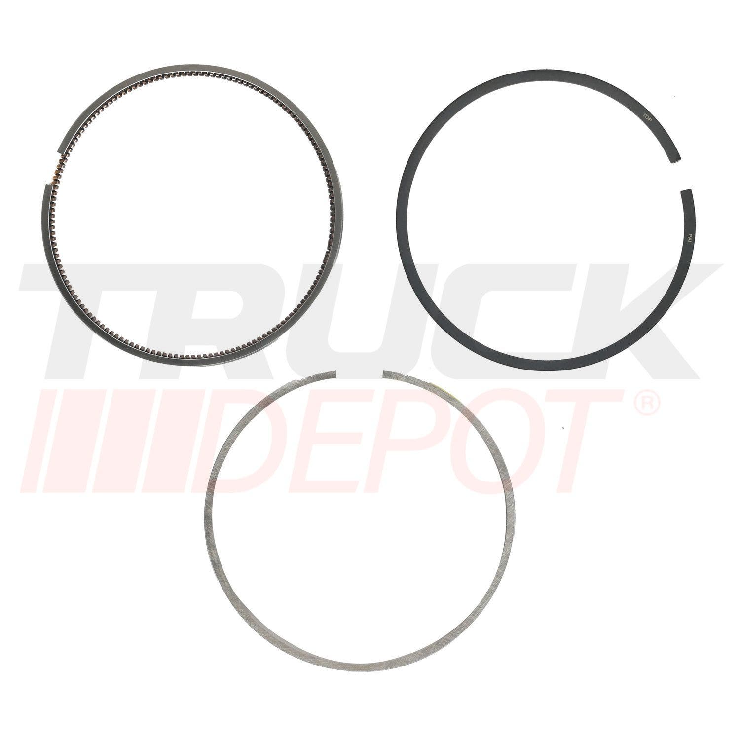 Juego de anillos de pistón de 2 piezas plasma 3 ranuras de anillo para motores Renault/E-Tech