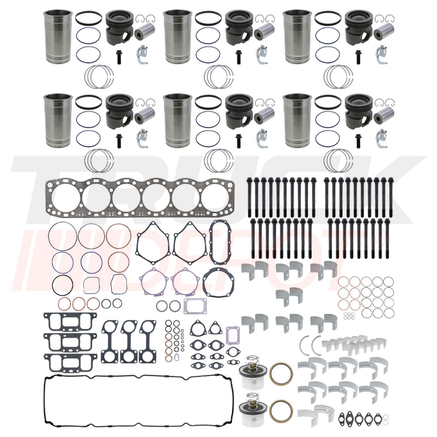 Overhaul de motor Detroit S60 12.7L PAI