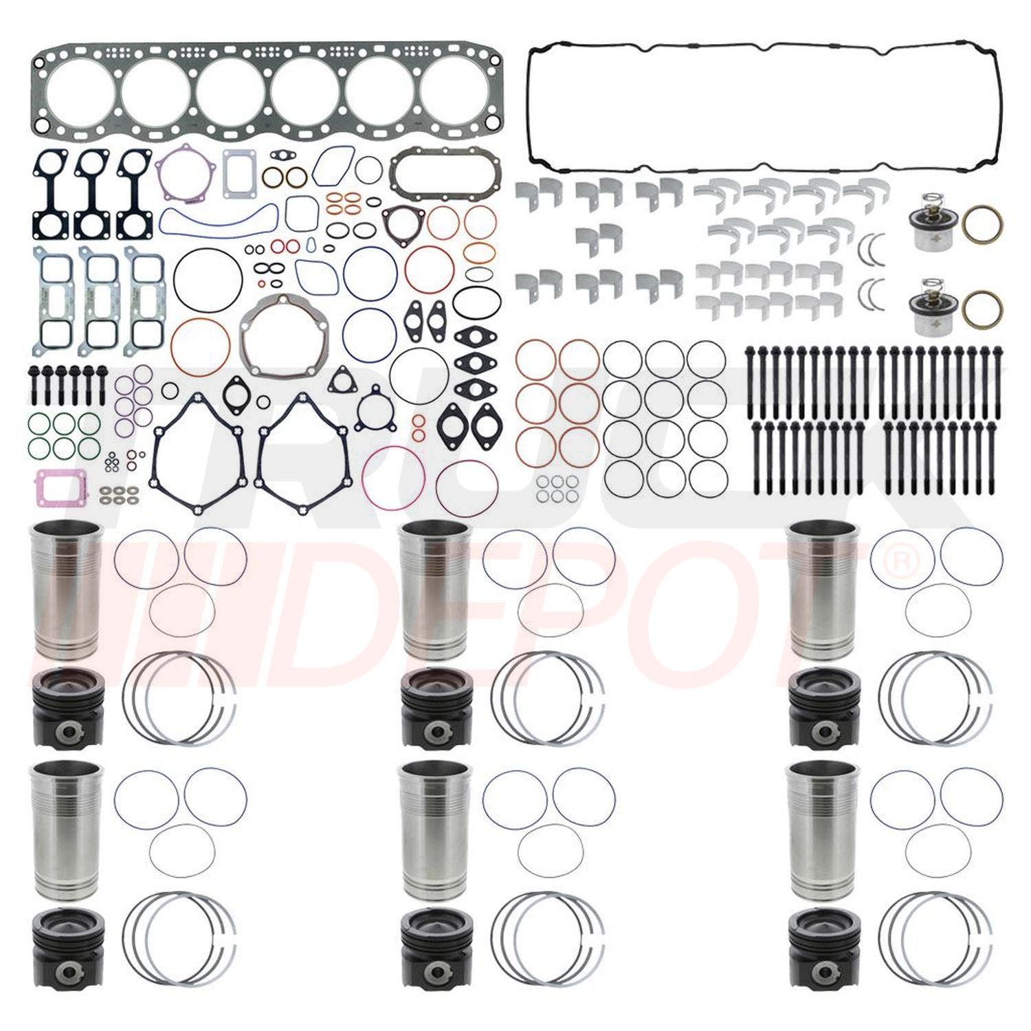 Overhaul kit de motor Detroit DDC6