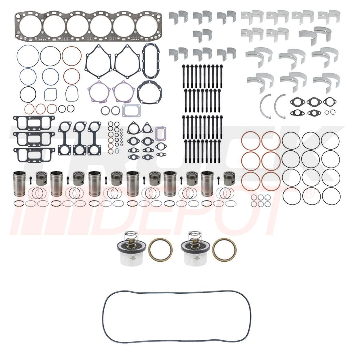 Overhaul kit de motor Detroit S60 DDEC 3,4, 1.1 /12.7 Excel