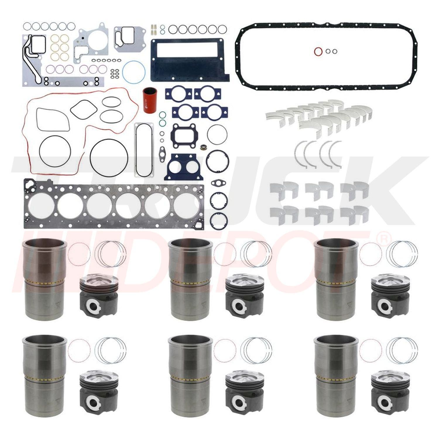 Overhaul kit de motor Cummins ISX