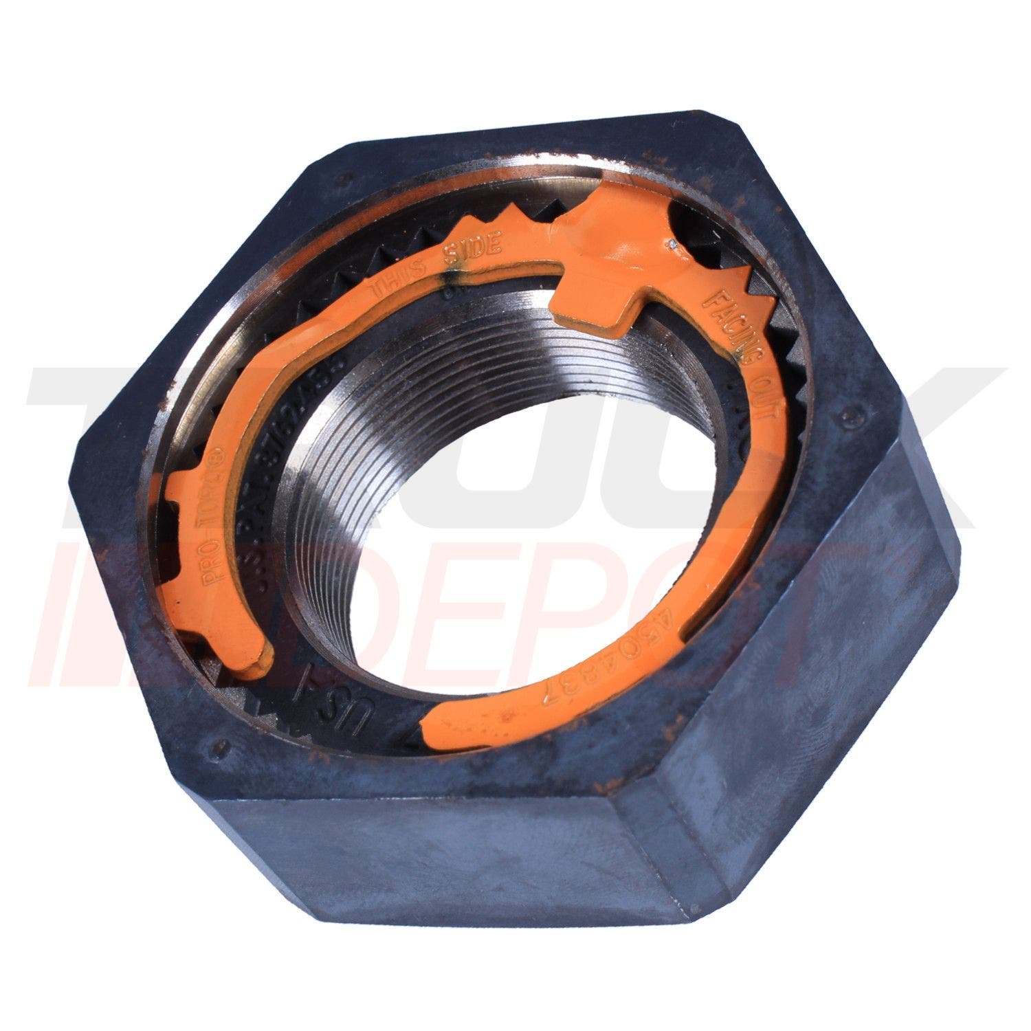 Tuerca de muñon eje