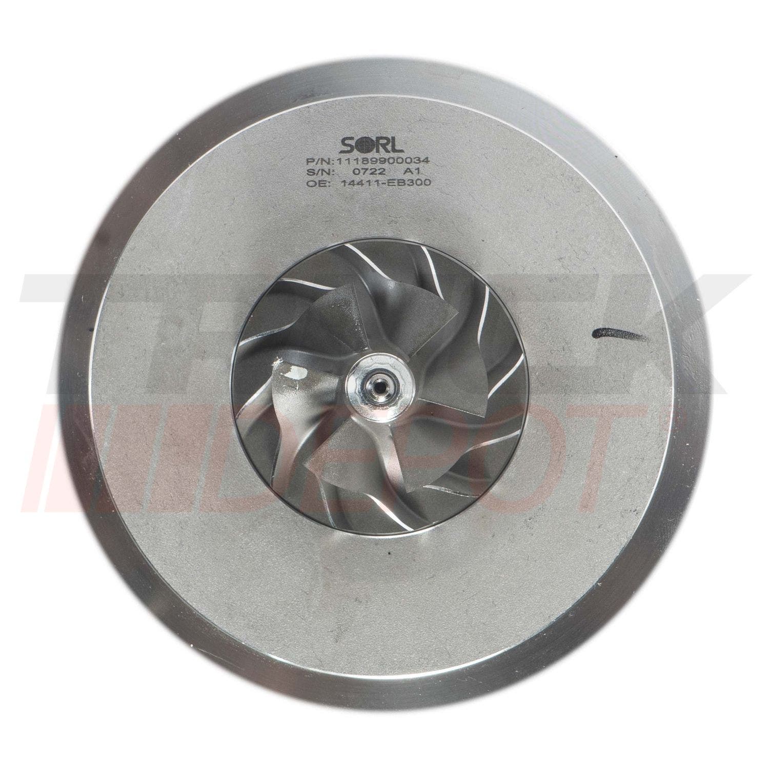 Centro de turbo de Nissan Pathfinder