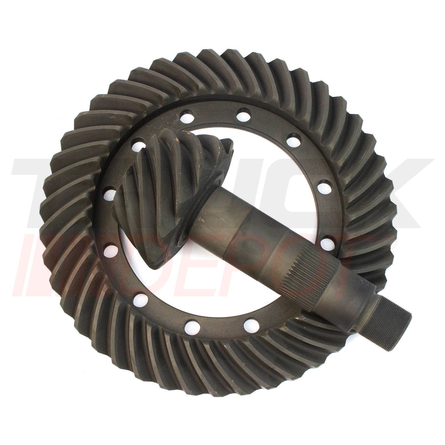 Corona y piñón delantero 3.58 eje Rockwell RT140/145