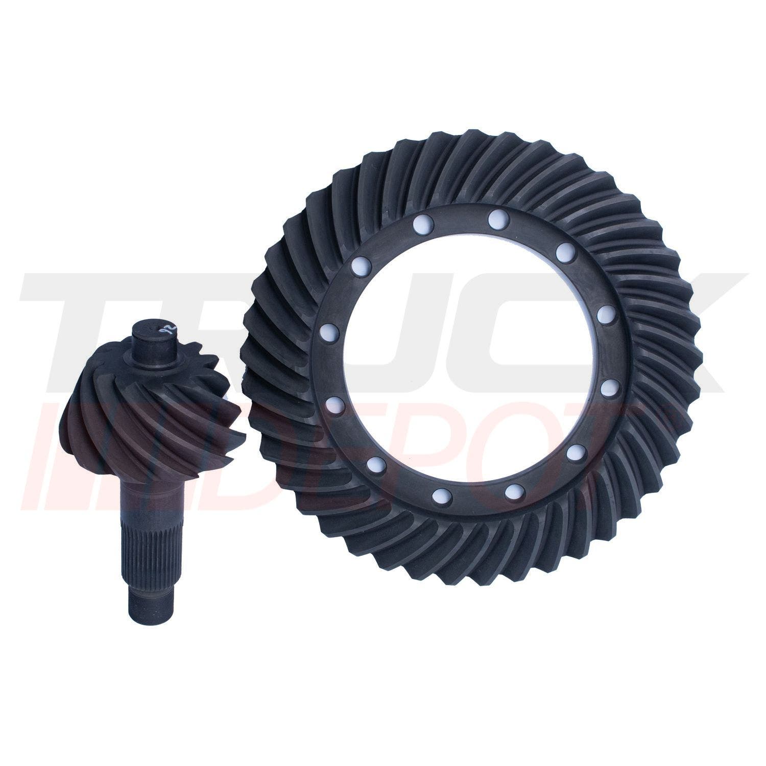 Corona y piñón trasero 3.73 Rockwell RT140/145