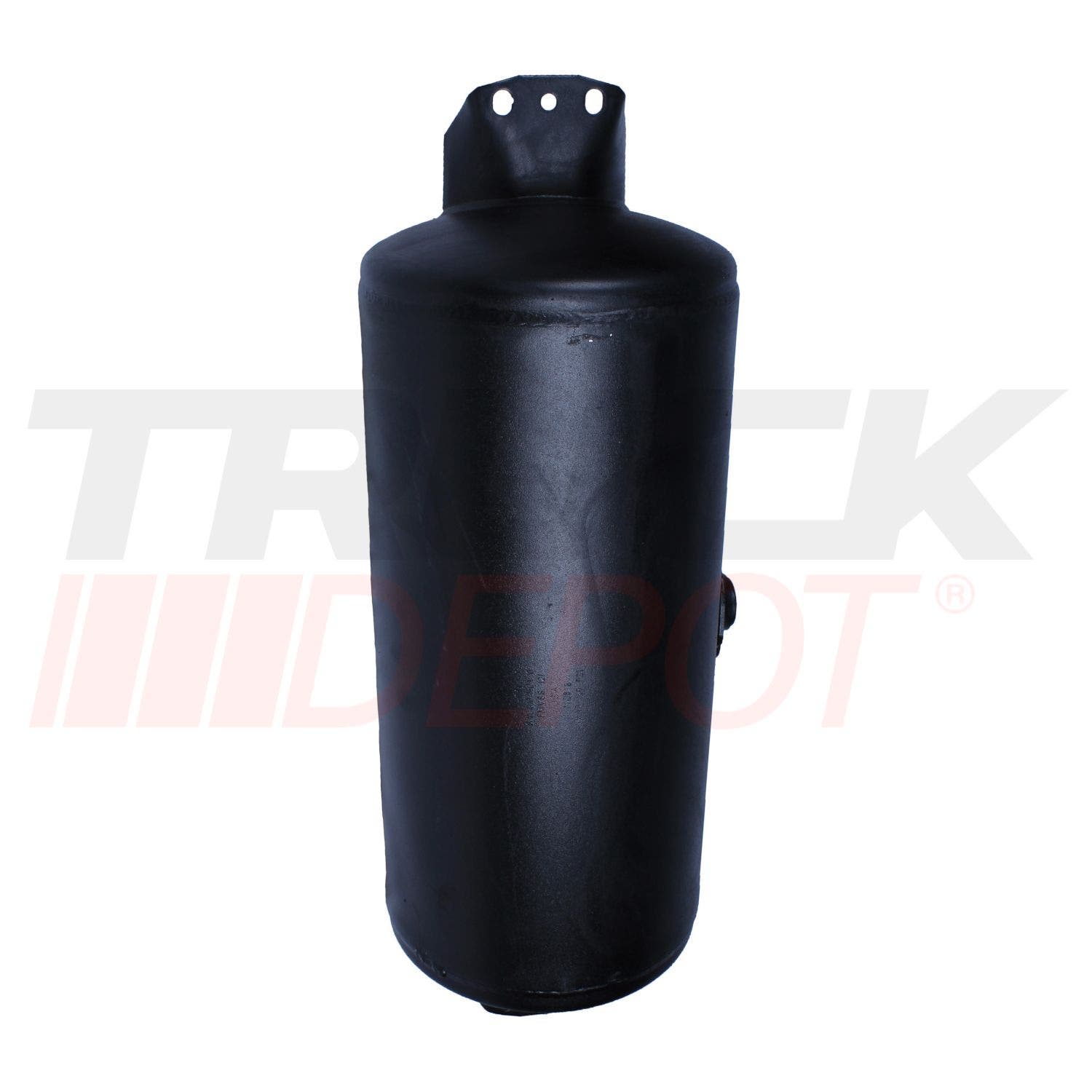 Tanque de aire para frenos 27-1/2", OD 9-1/2", 1/2", 1/4", 3/4"