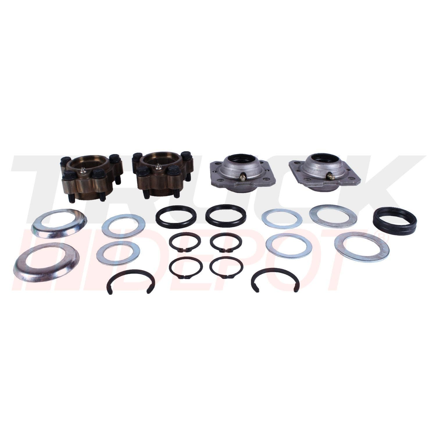 Kit de barra S de freno completo Fruehauf con soporte