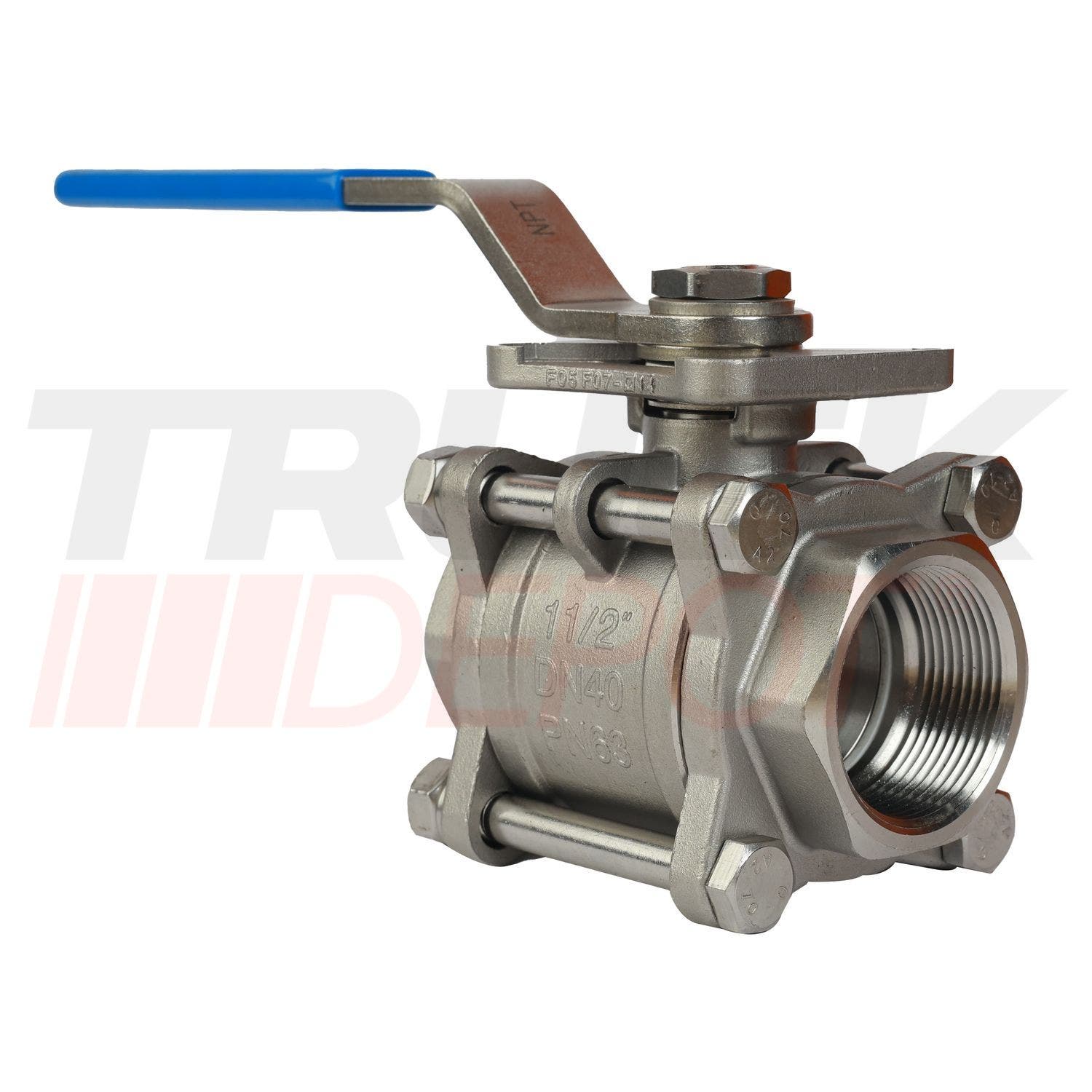 Valvula de bola de paso de combustible de 1/2