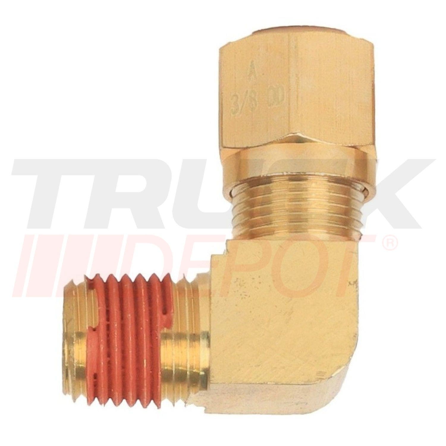 Codo macho de bronce 1/4 cañeria x 3/8 baquelita