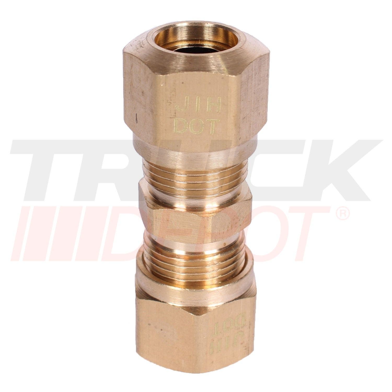 Union de manquera de bronce de 1/2 completa