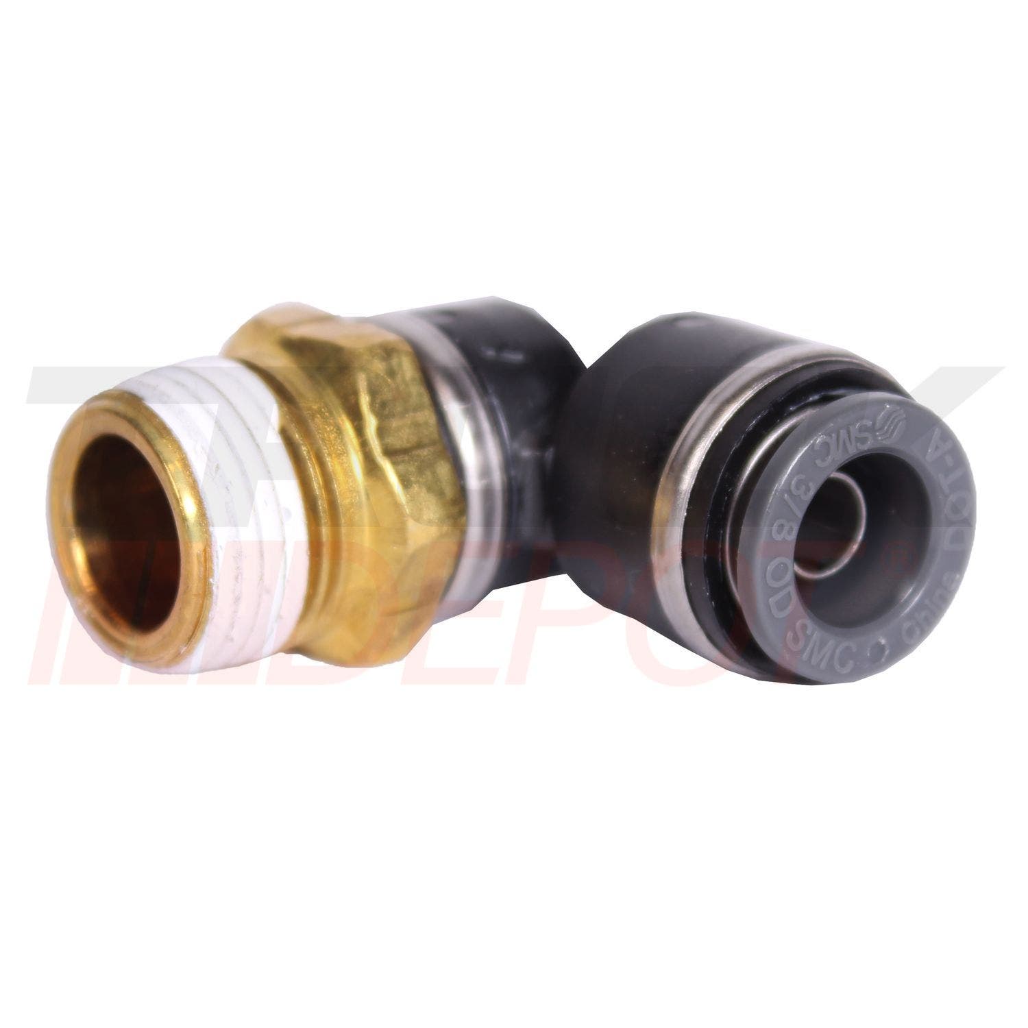 Codo de 3/8 a 3/8 acople rapido