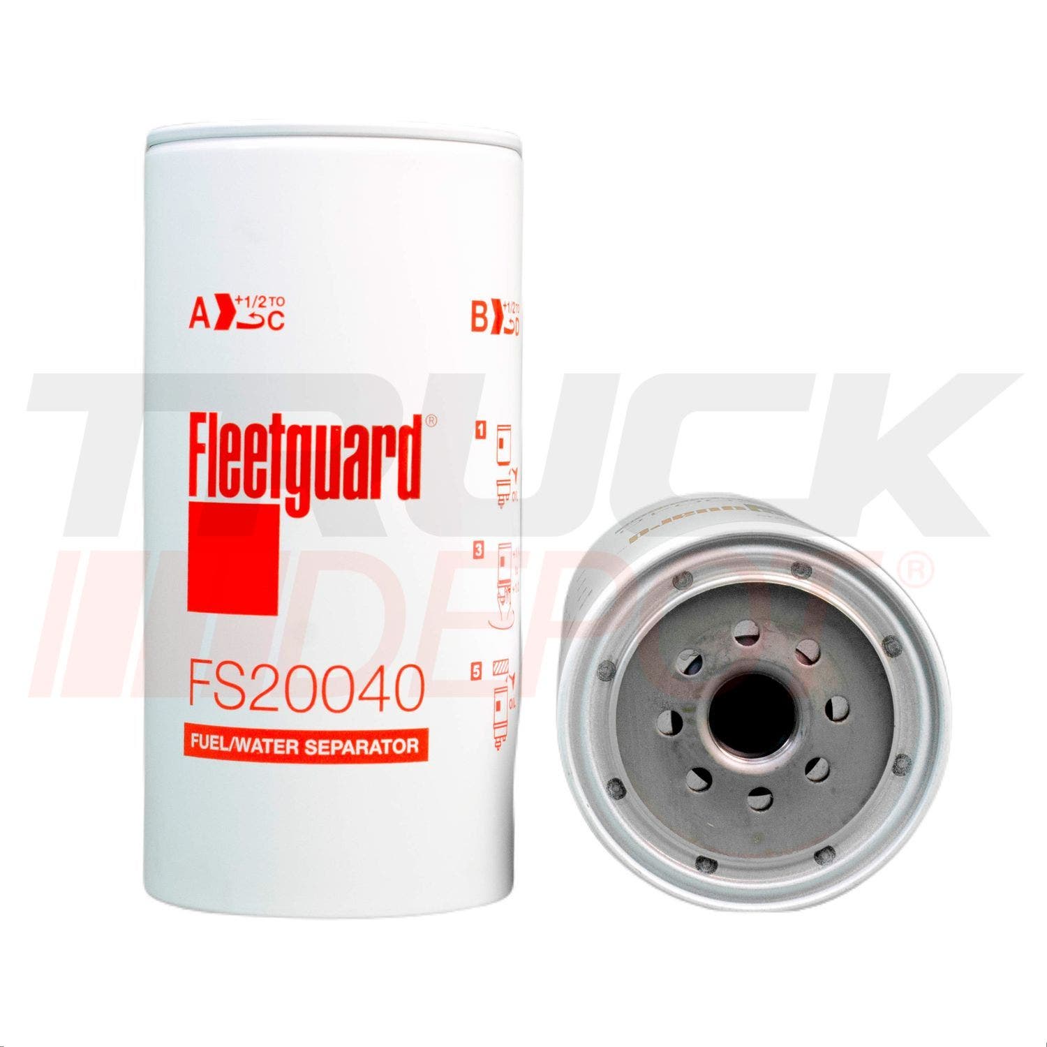 Filtro separador de agua para International