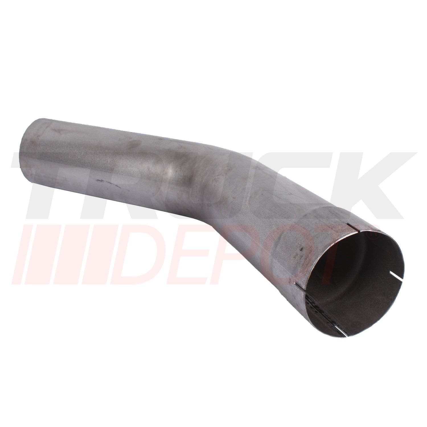 Codo de escape de 45° 5 x 15 x 15" con charra