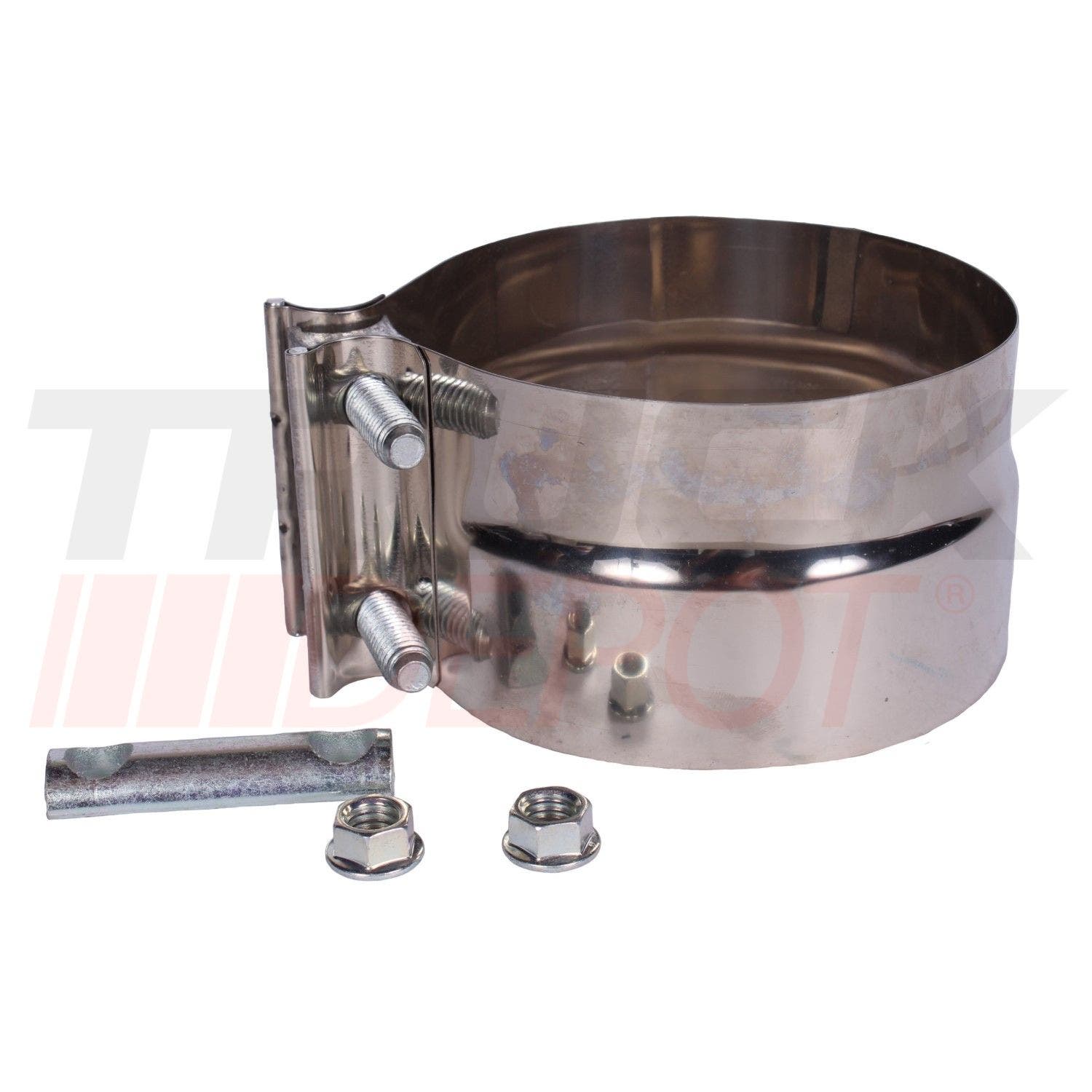 Abrazadera de cincho de 5" de acero inoxidable