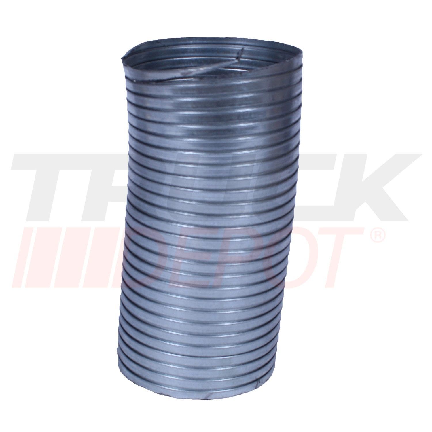 Pie de tubo flexible de 5" calibre acero inoxidable 1 x 10 pie