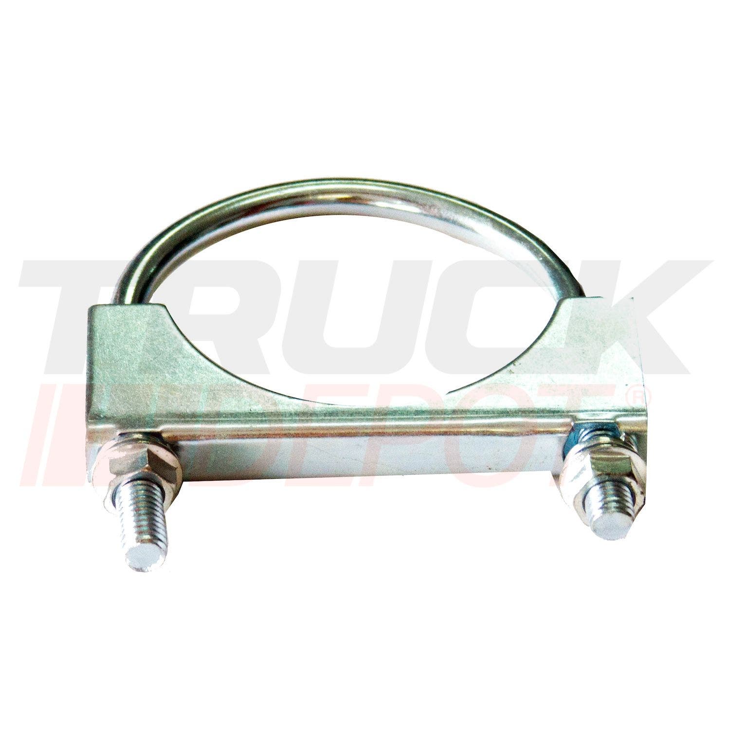 Abrazadera tipo U redonda galvanizada de 3"