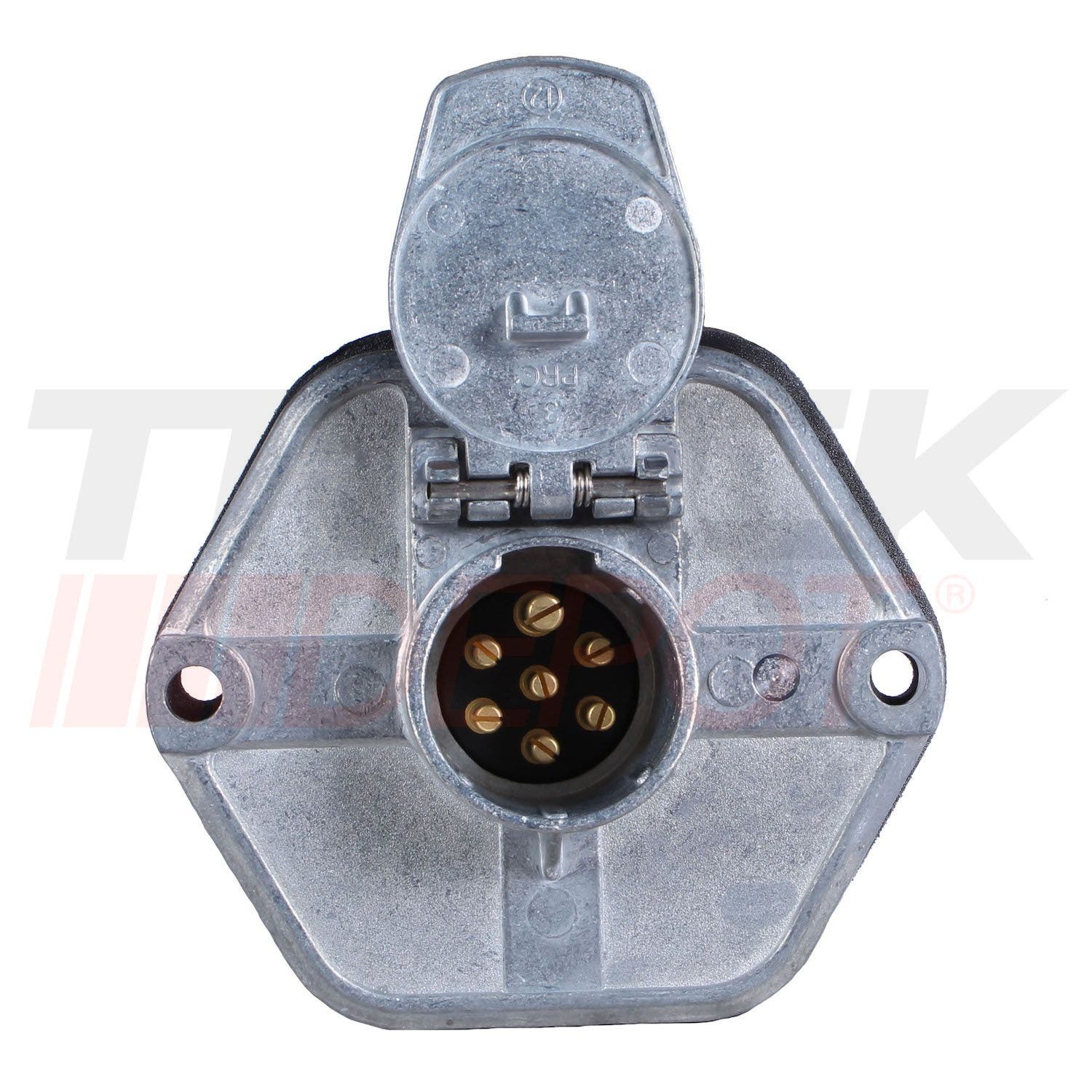 Conector de 7 líneas hembra grande Velvac con fusibles