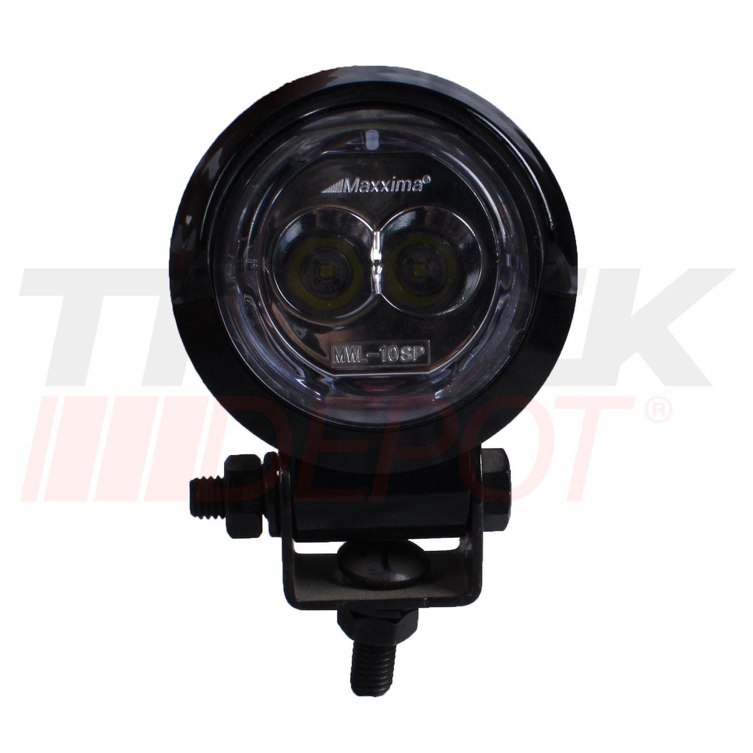 Mini luz de trabajo redonda 2 LED 300 Lums.