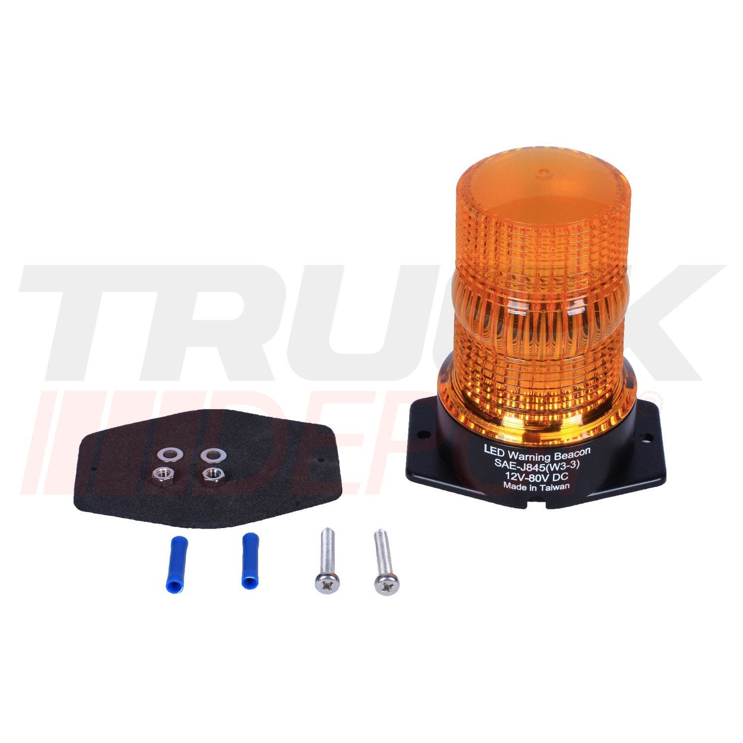 Luz de emergencia de techo 3 LED color amarillo