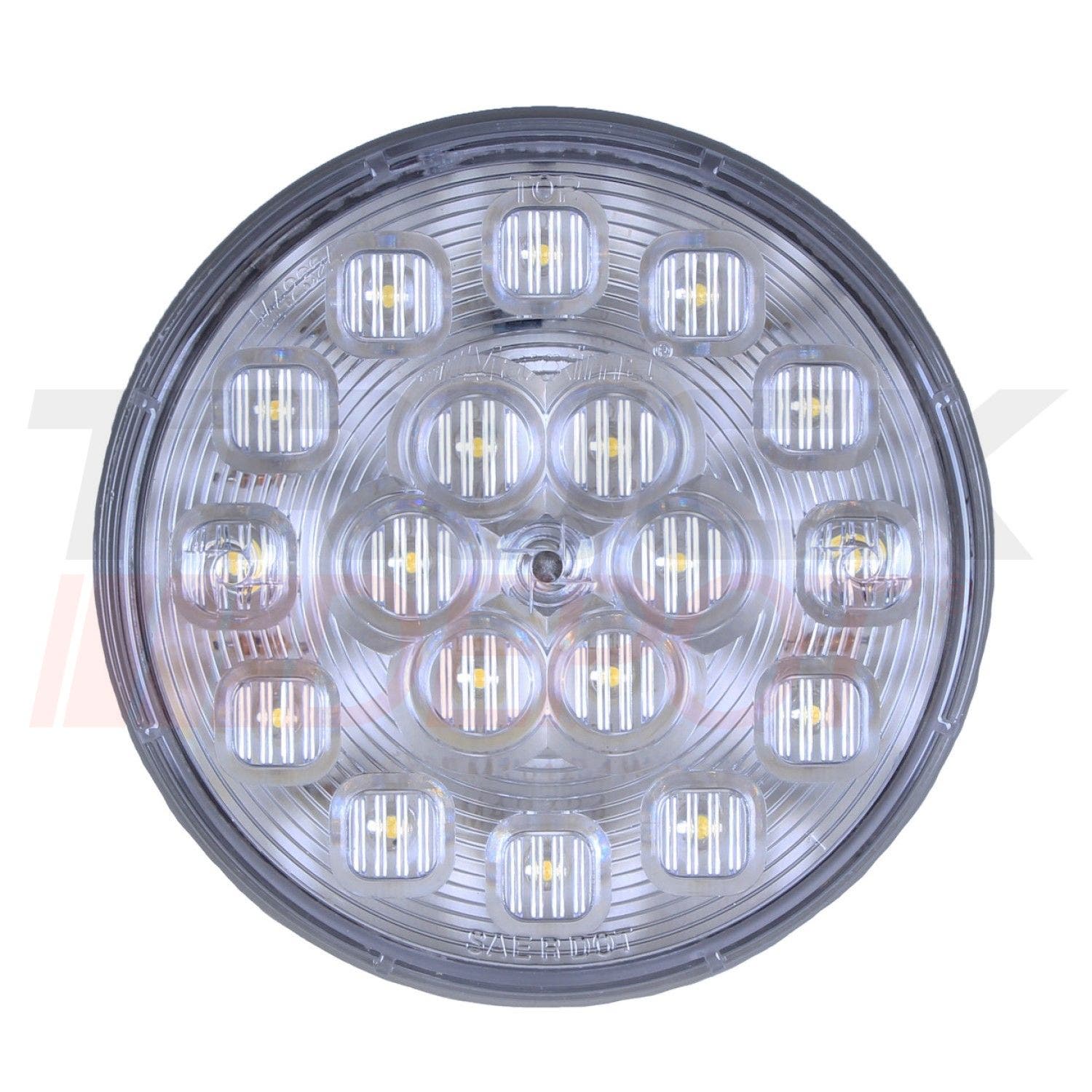 Stop trasero blanco de 4" de 18 LED 12/24V