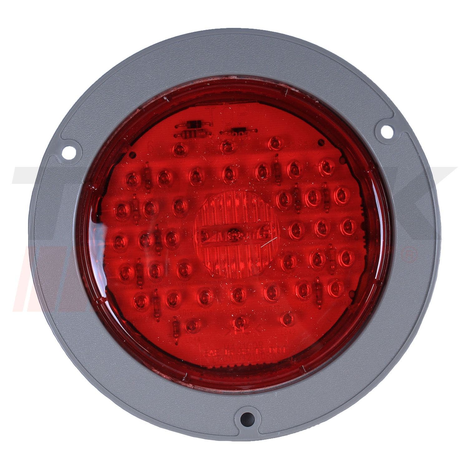 Stop redondo de 4" rojo de 44 LED