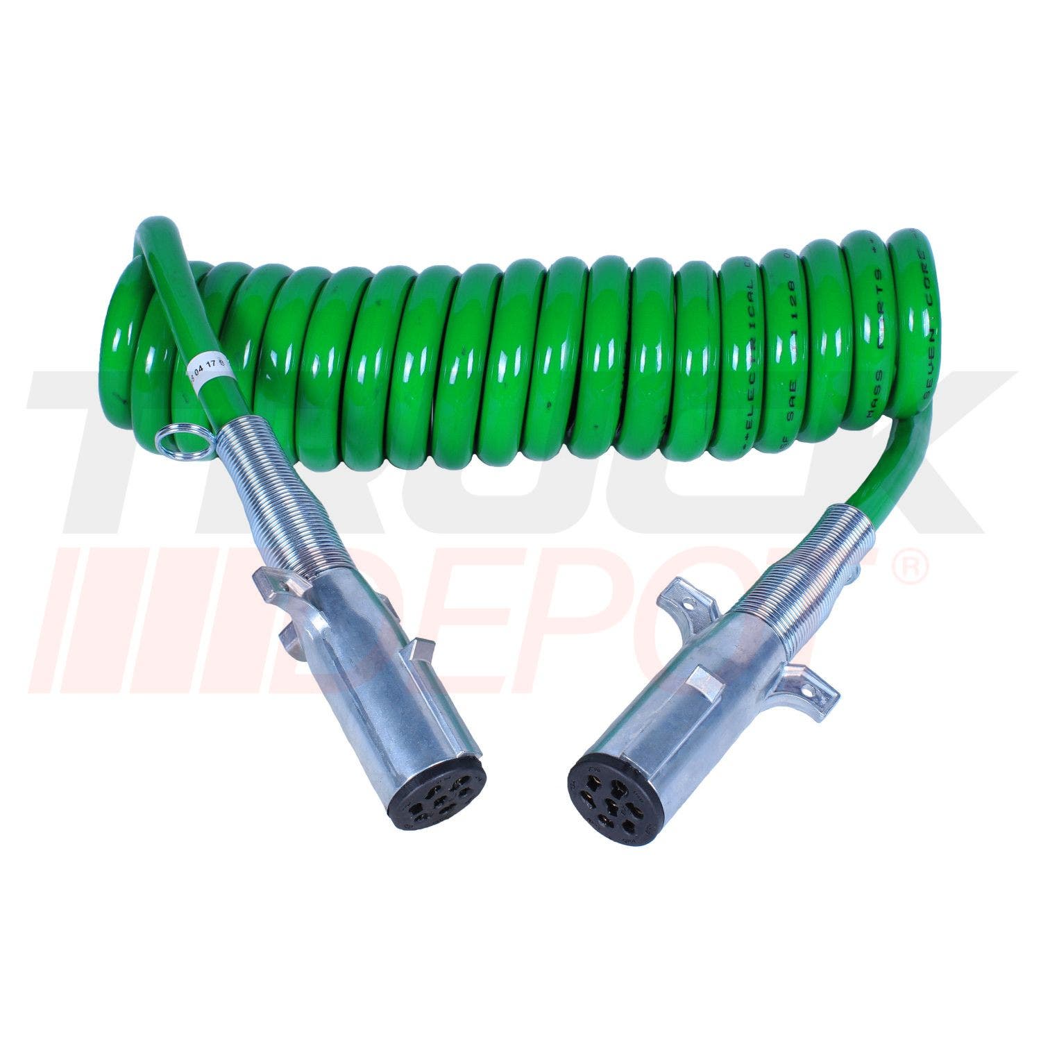 Cable de 7 líneas con terminales color verde para frenos ABS