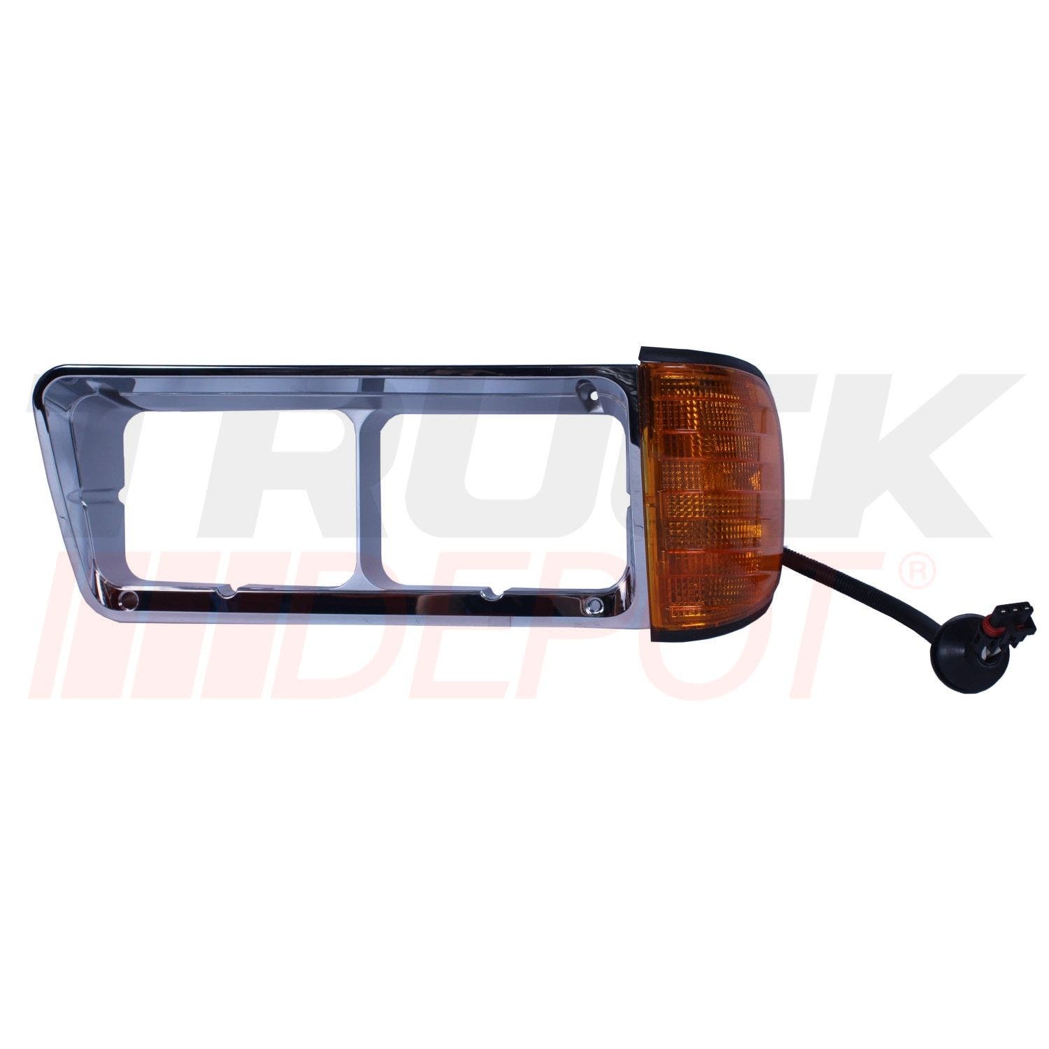 Bisel con via para Freightliner FLD derecho