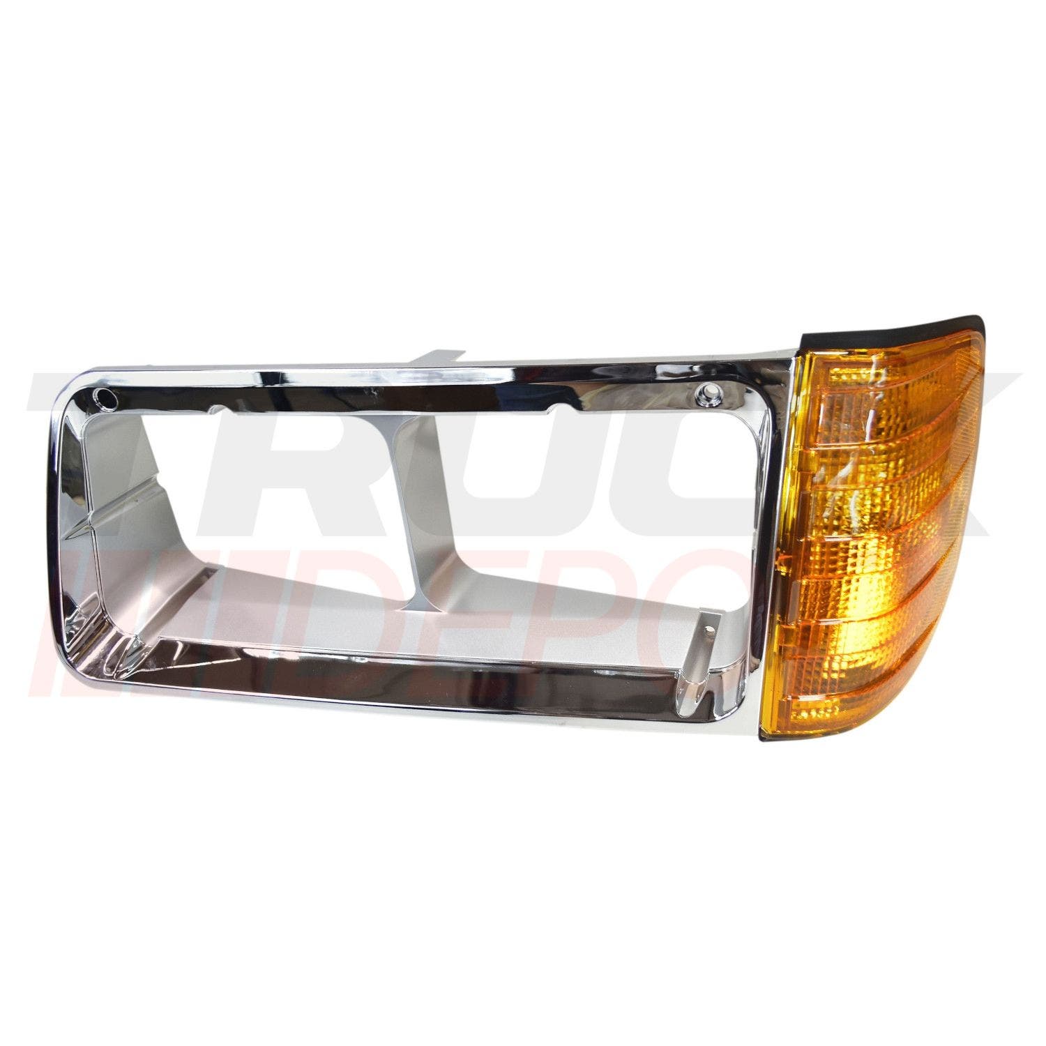 Bisel con via para Freightliner FLD izquierda