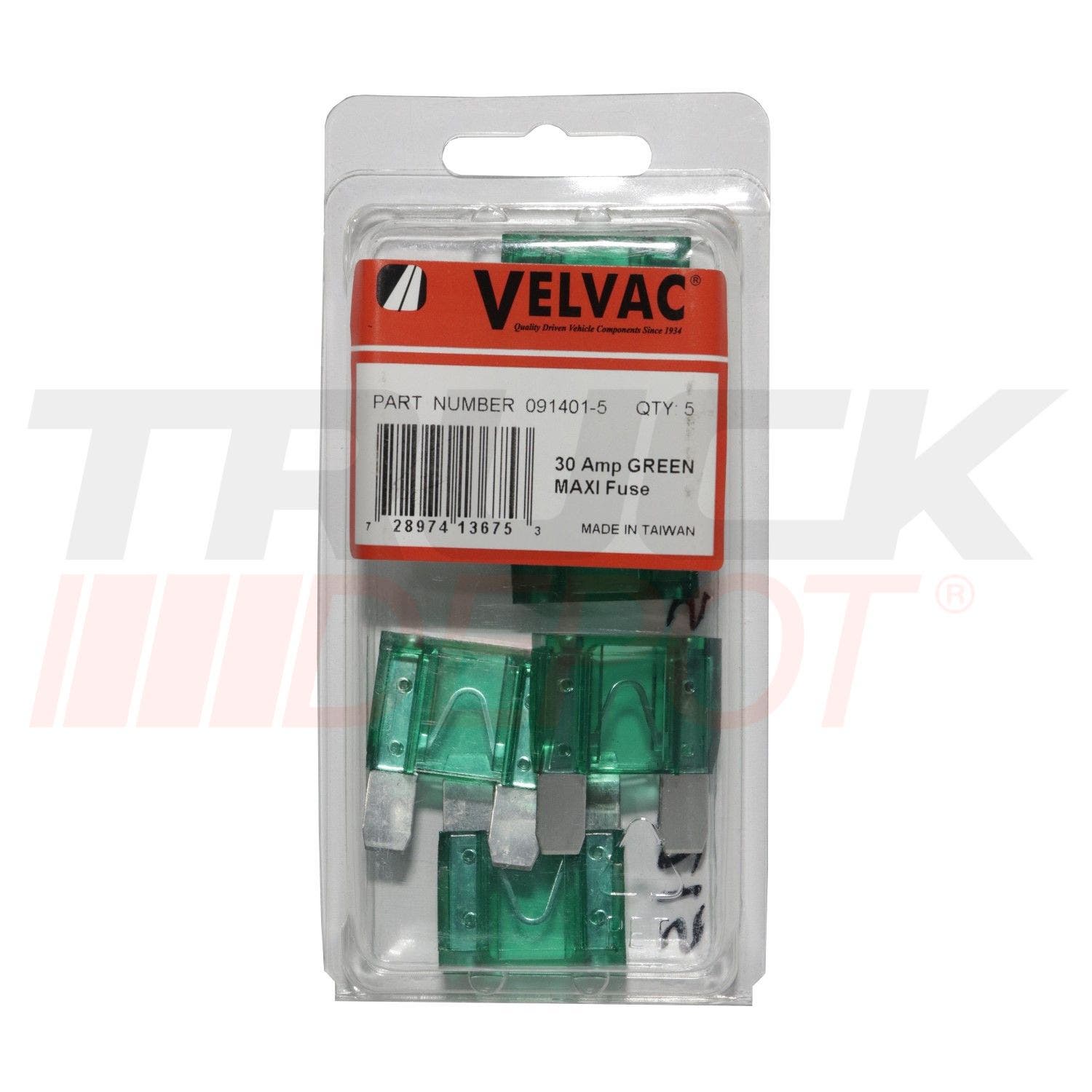 Fusible tipo hacha maxi de 30 Amp verde