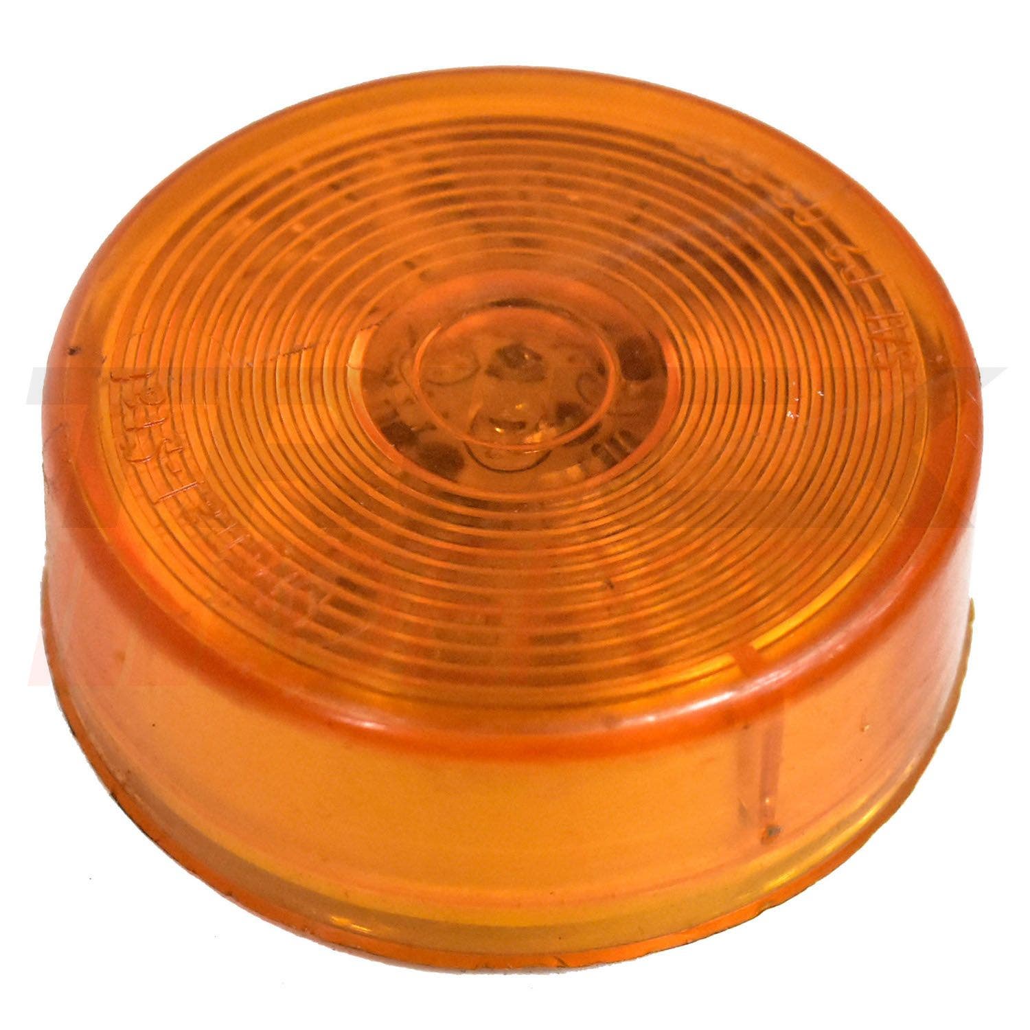 Stop de 2" amarillo de 7 LED sin hule