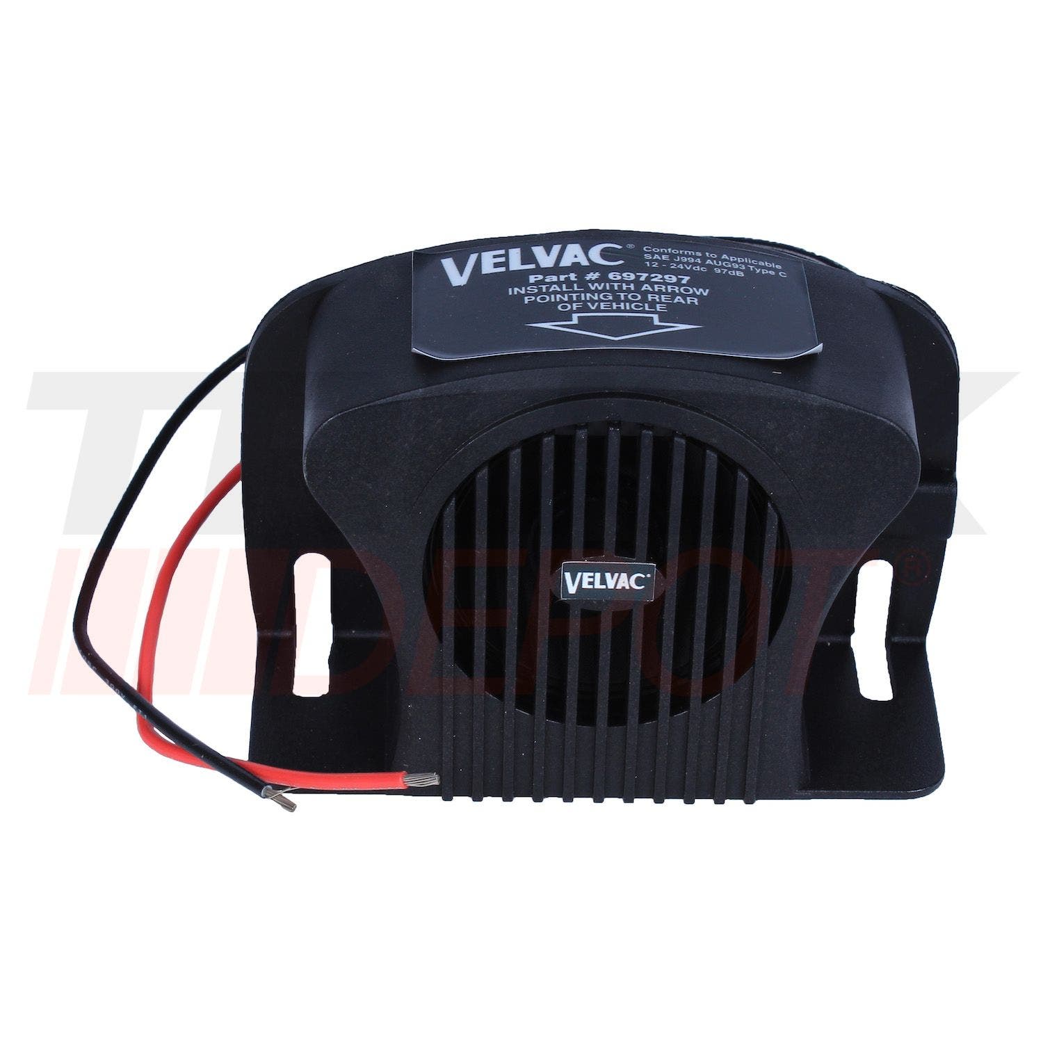 Alarma de retroceso de 97 decibeles 12/24V