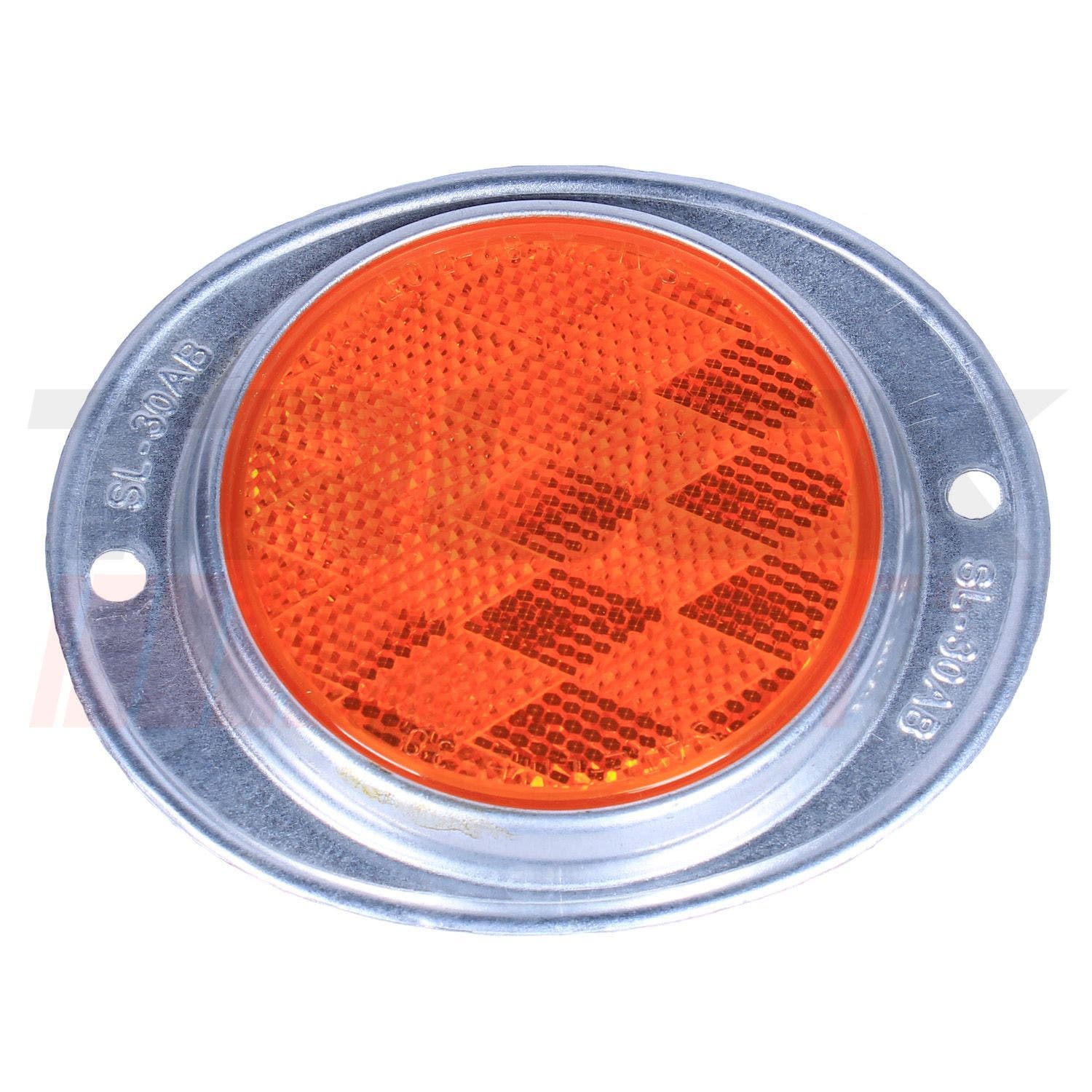 Reflector ojo de gato amarillo