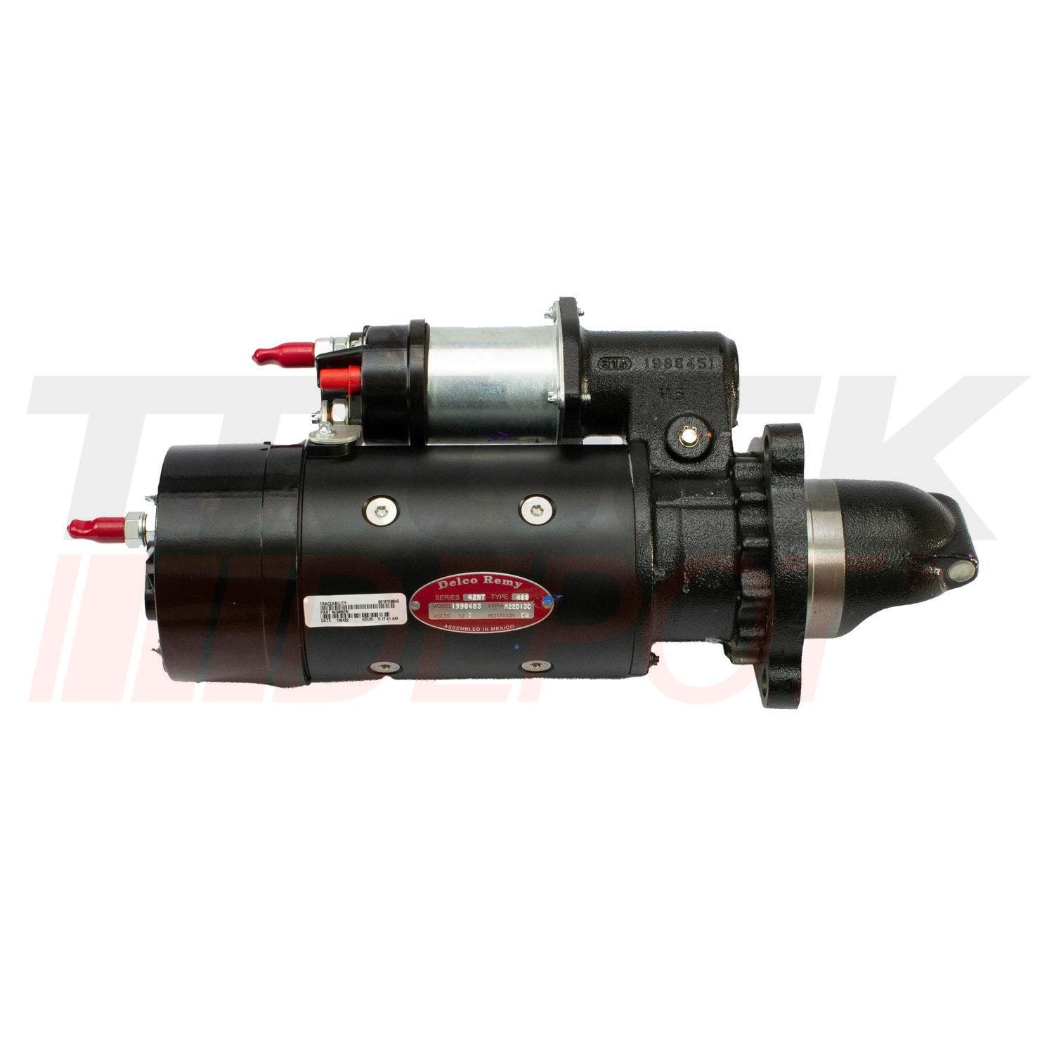 Motor de arranque 42 mt de 11 dientes Delco Remy 12V
