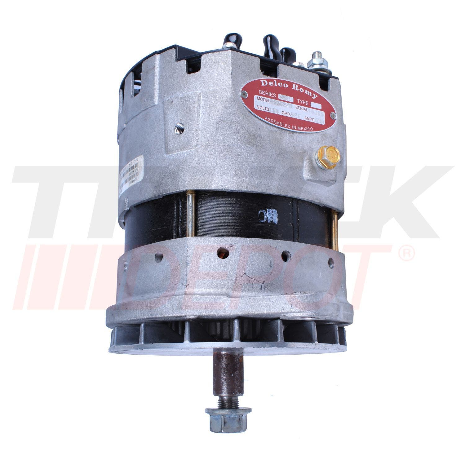 Alternador de 12V 275 amp Delco Remy 40SI 3 patas cortas