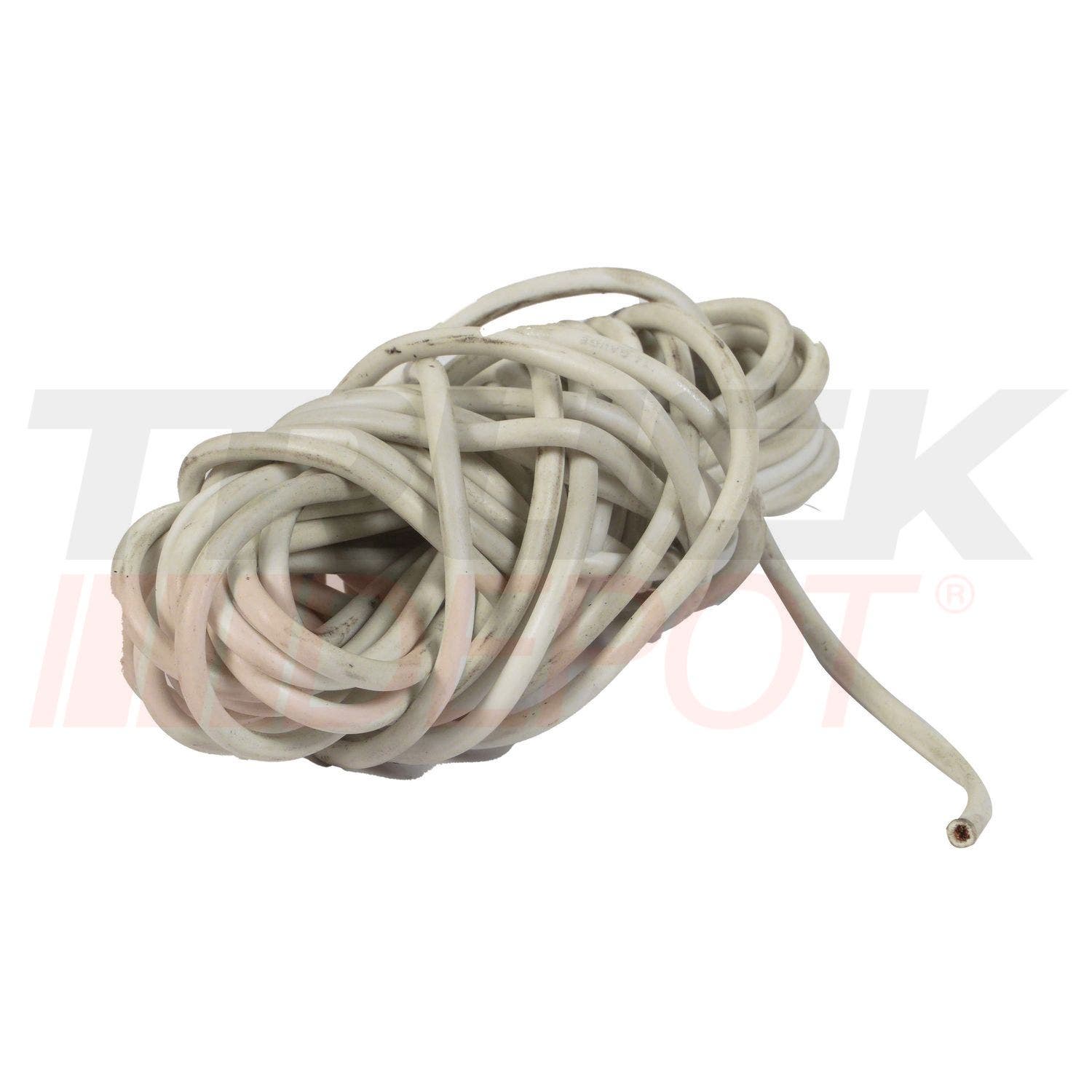 Cable eléctrico #16 blanco