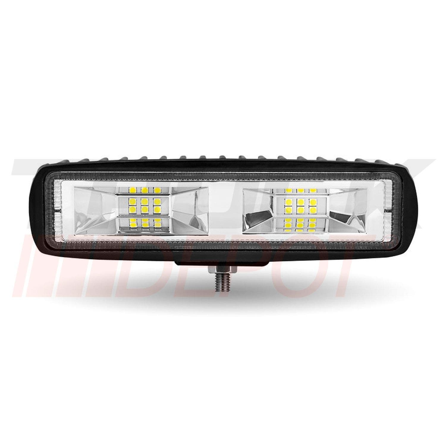 Lámpara de Trabajo LED Rectangular de 6" 12 Diodos LED - 1170 Lúmenes  Universal - Marca TRUX