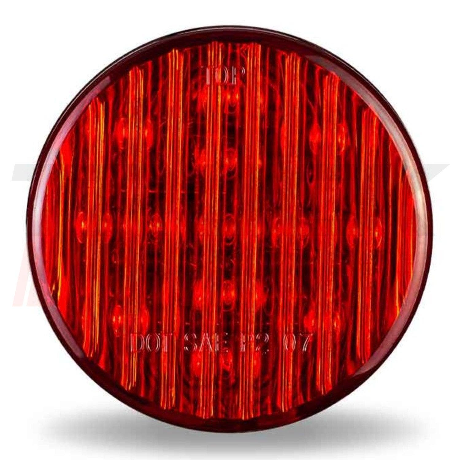 Stop Redondo Roja de 2 1/2 "  de 13 LED -12V - Marca TRUX