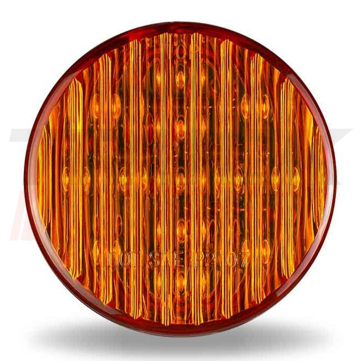 Stop Redondo amarilla de 2 1/2 "  de 13 LED -12V - Marca TRUX