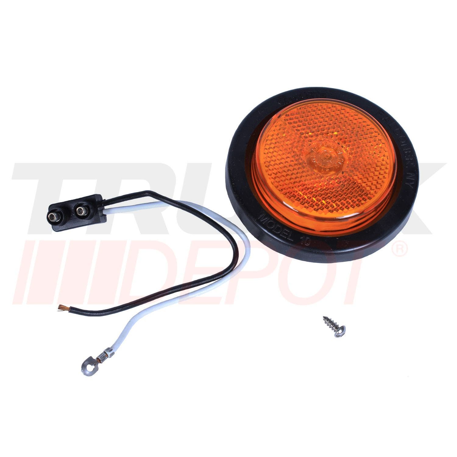 Stop de 2 1/2" amarillo Truck lite con reflectante