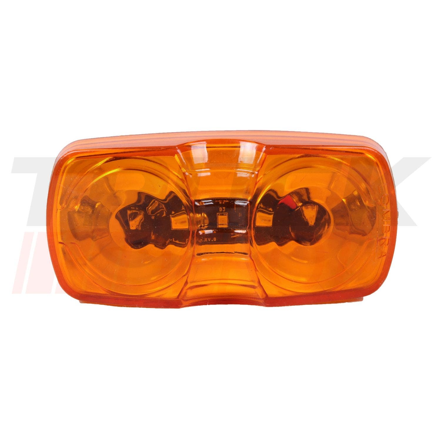 Luz lateral plastica de carroceria 5 LED ambar