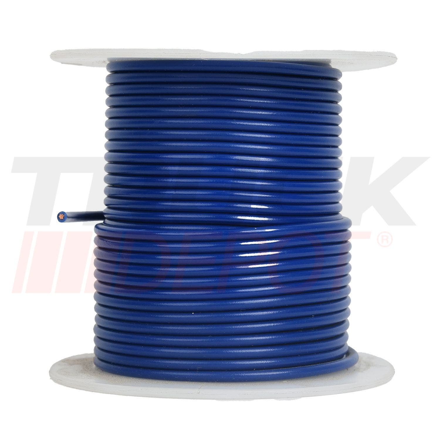 Pie de Cable Primario 16 GA X 100' Azul