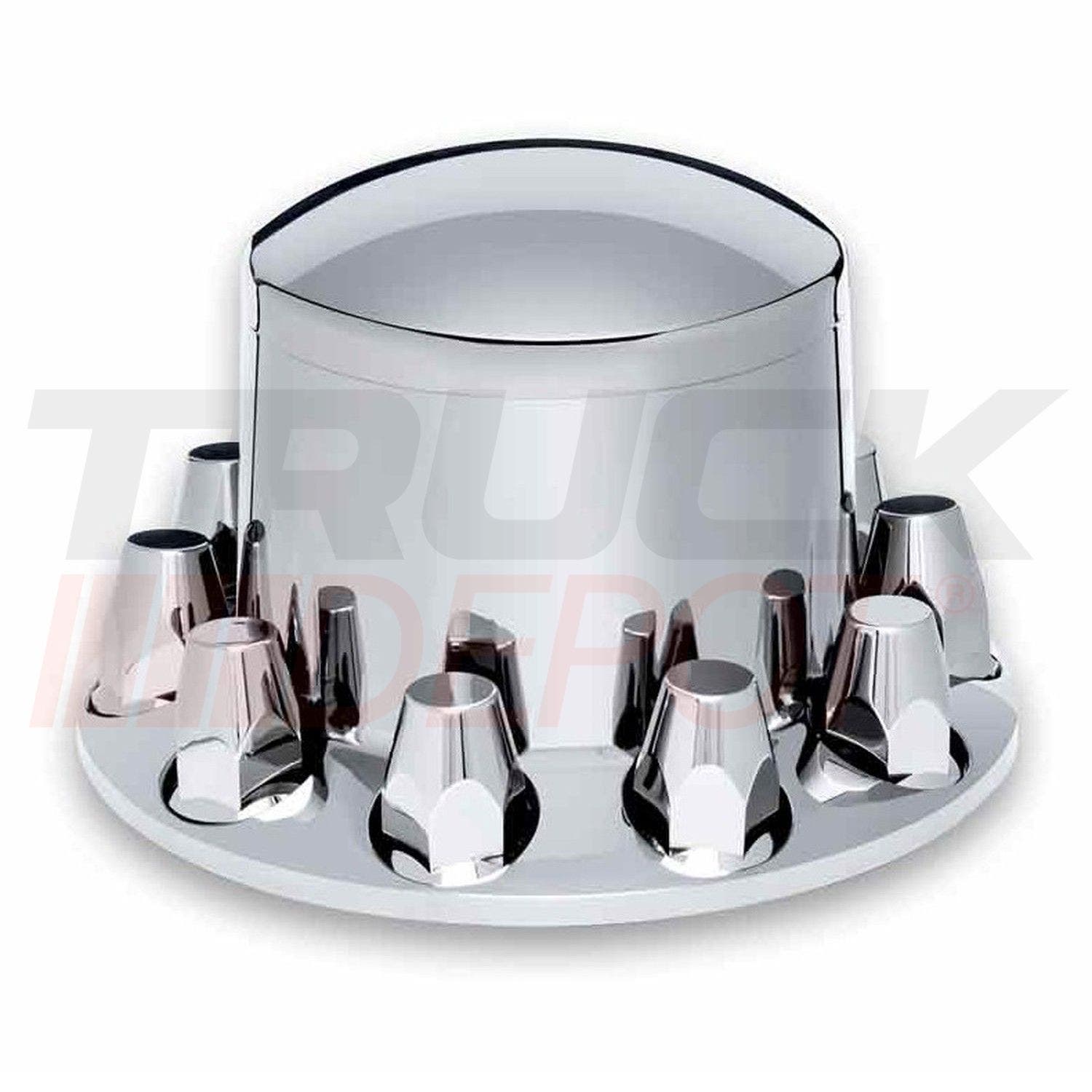 Tapadera de rueda Trasera - Plástico ABS Cromado tipo  Tuerca de 33mm  - Marca TRUX