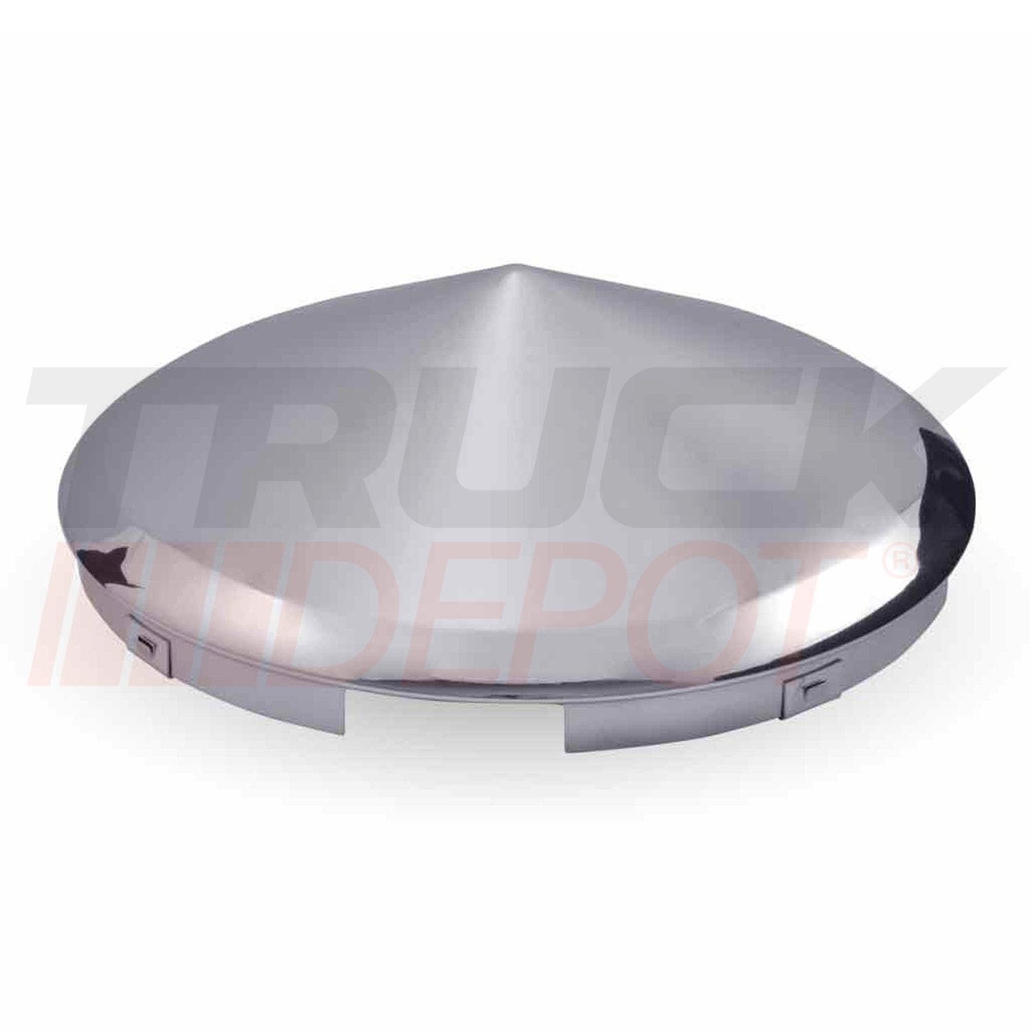 Tapadera de rueda Delantera Metálico Cromado Puntiagudo - Marca TRUX
