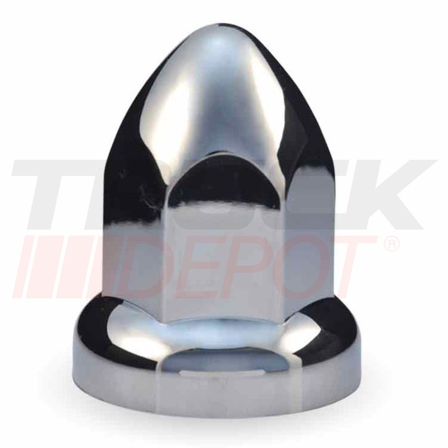 Tapa de Tuerca de 33mm - Plástico ABS Cromado  Punta Redonda - Marca TRUX