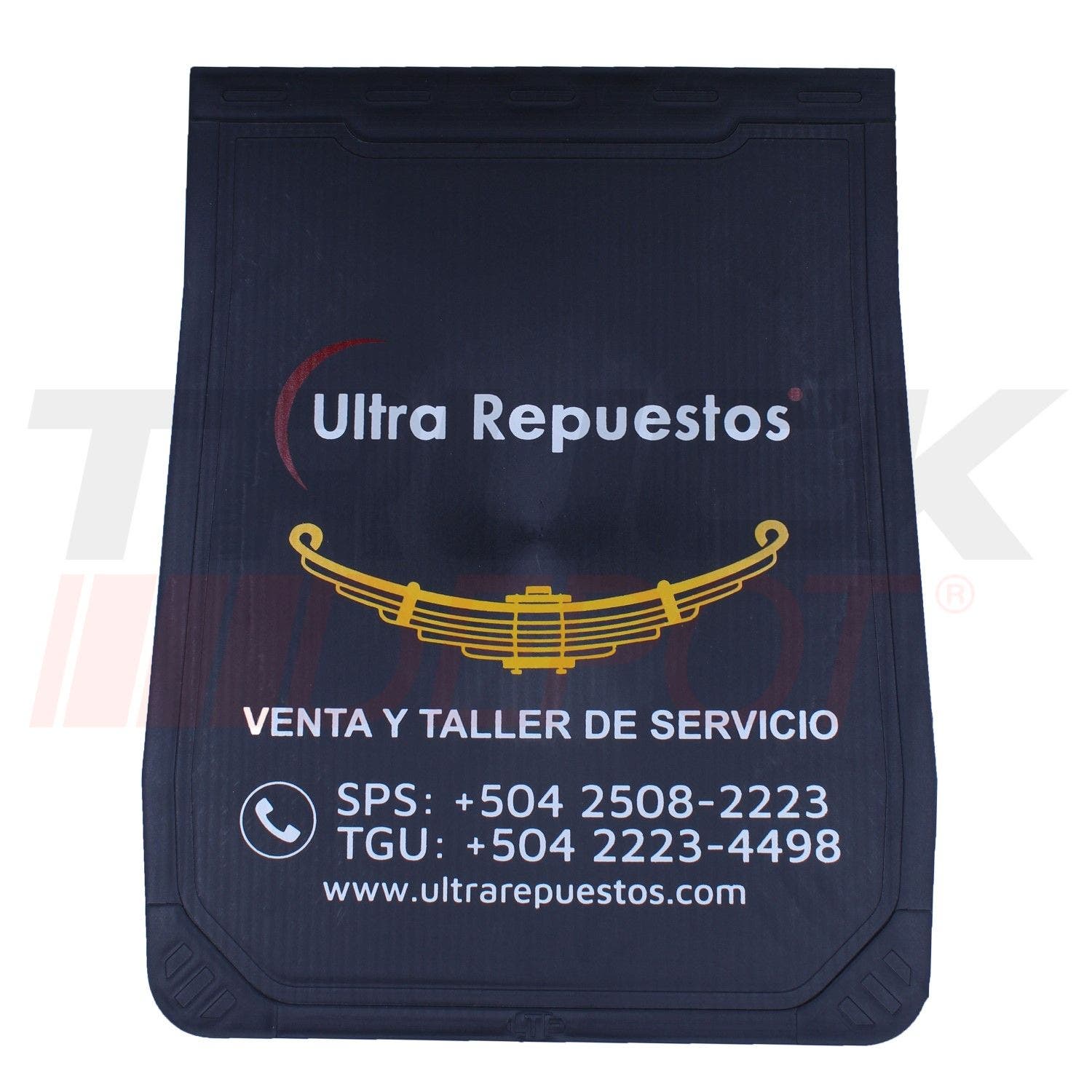 Lodera negra 24 x 24 con logo Taller de Servicio