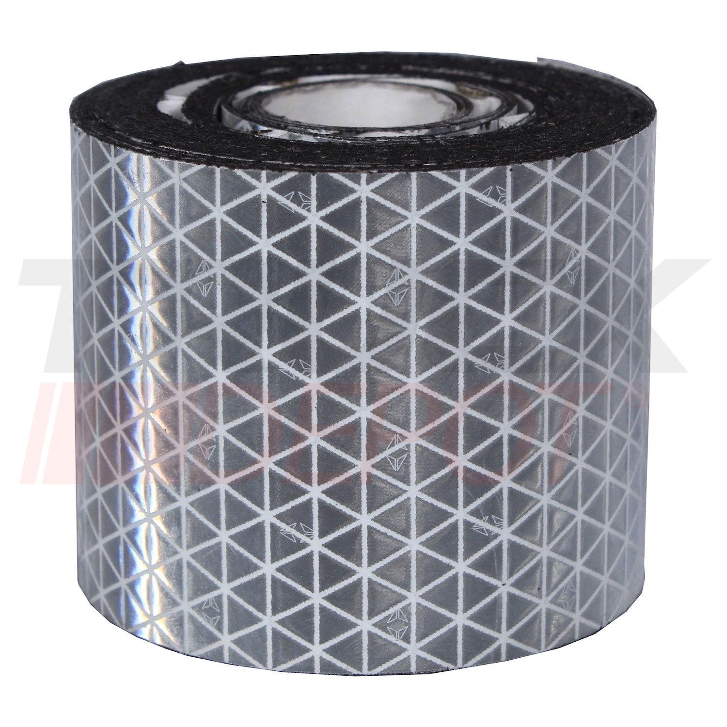 Pie de cinta reflectiva blanca de 150 pies