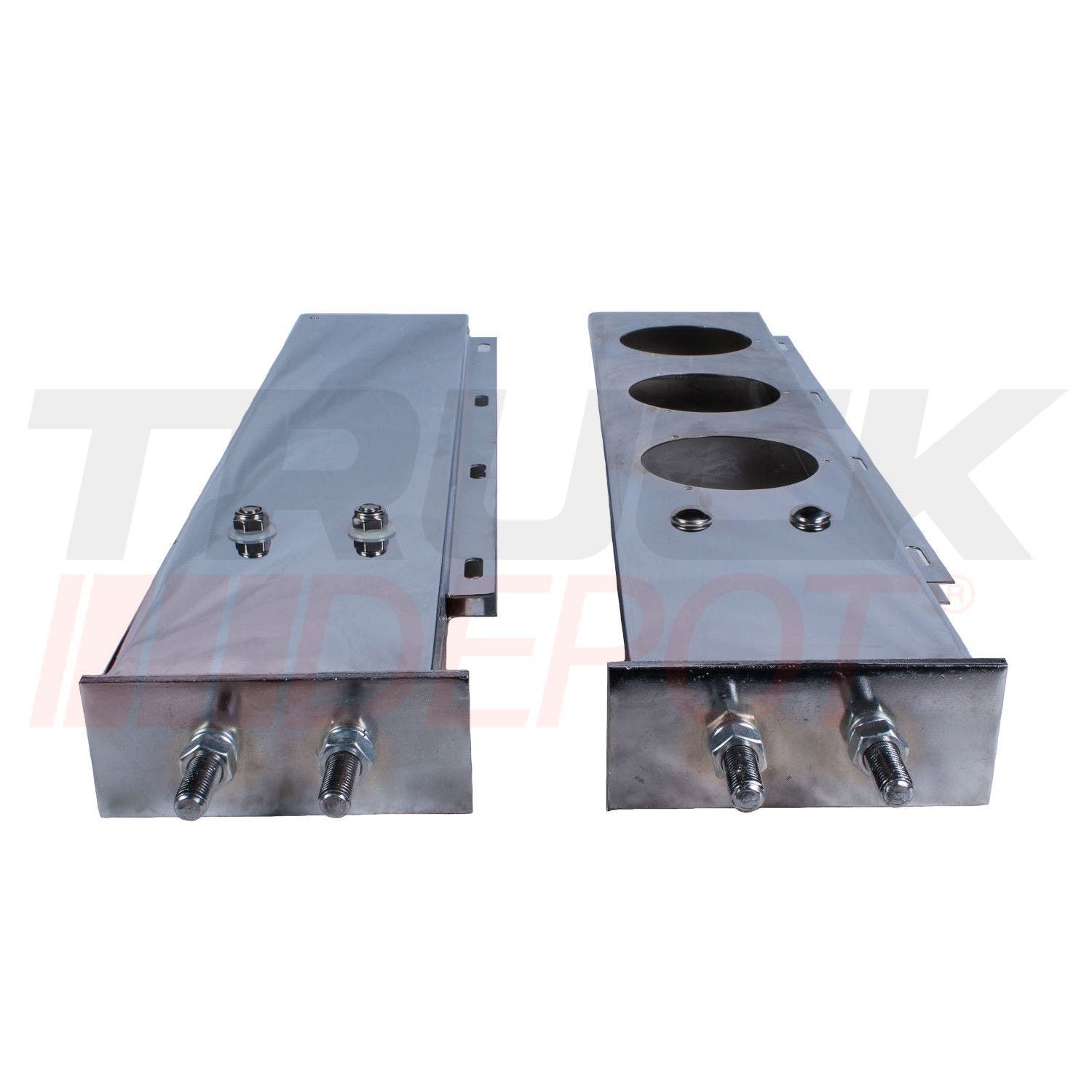 Porta lodera con agujeros para stop redondos de 4"